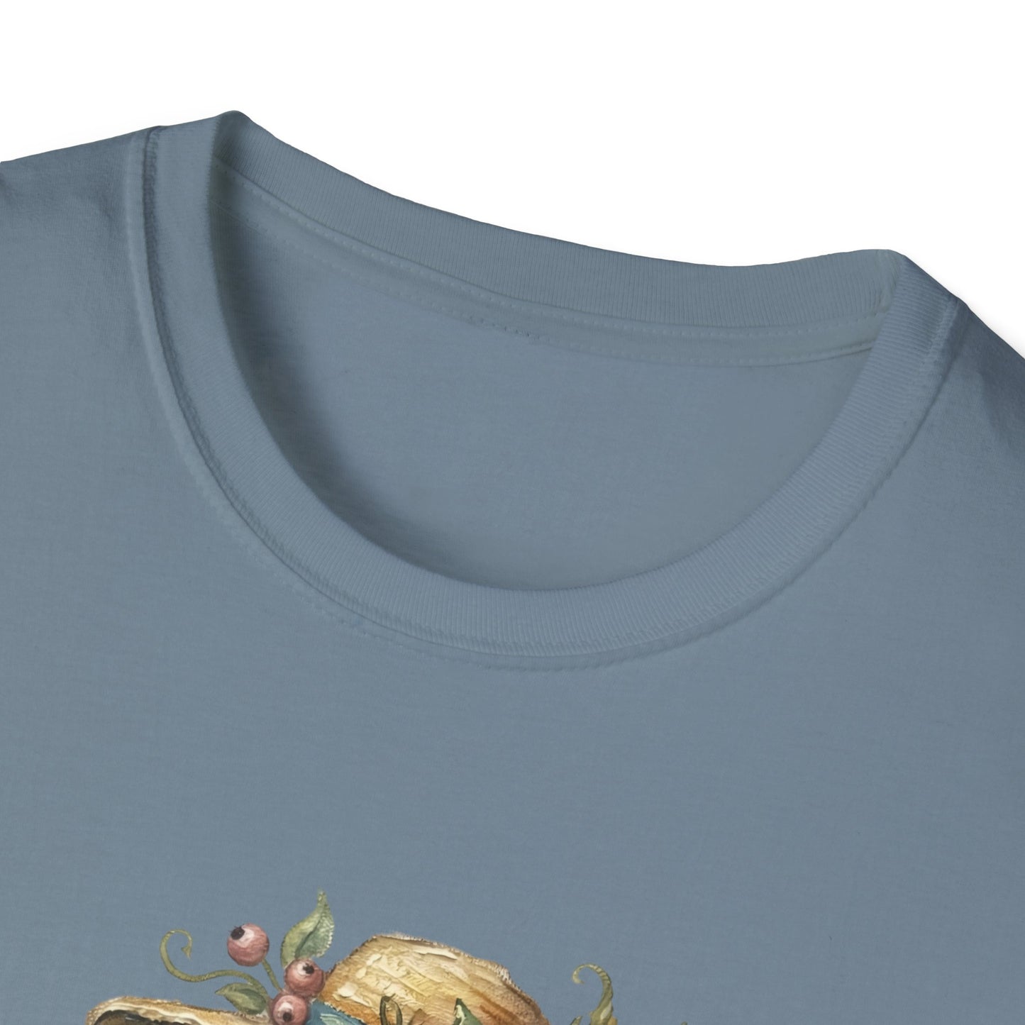Garden Bird Tee — "There is a quiet peace to be found in the heart of the garden" Floral Bird T-Shirt