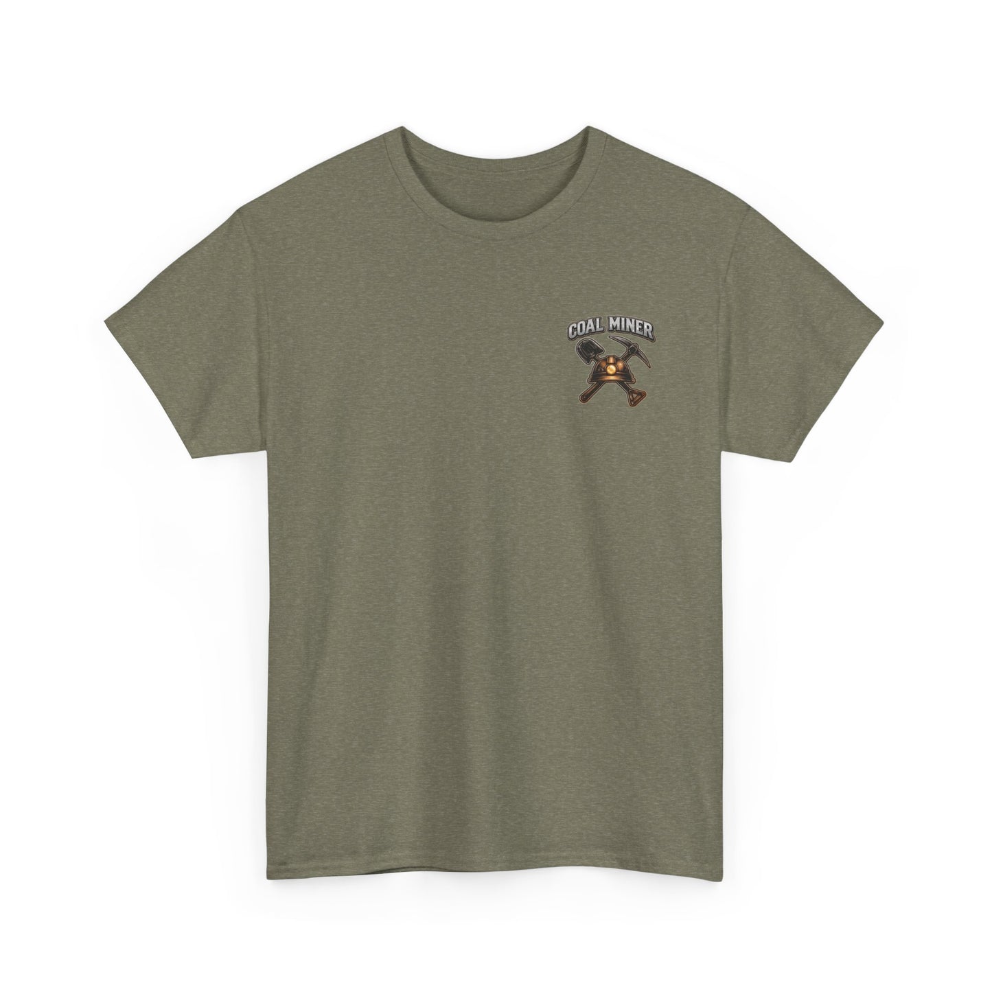 Coal Miner T-Shirt — "Forgotten in the Dark" Skull Hardhat Graphic Tee