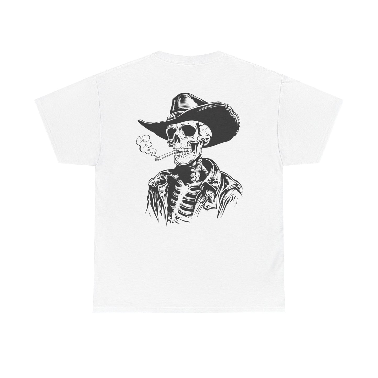 Skeleton Cowboy T-Shirt — Western Skull Graphic Tee