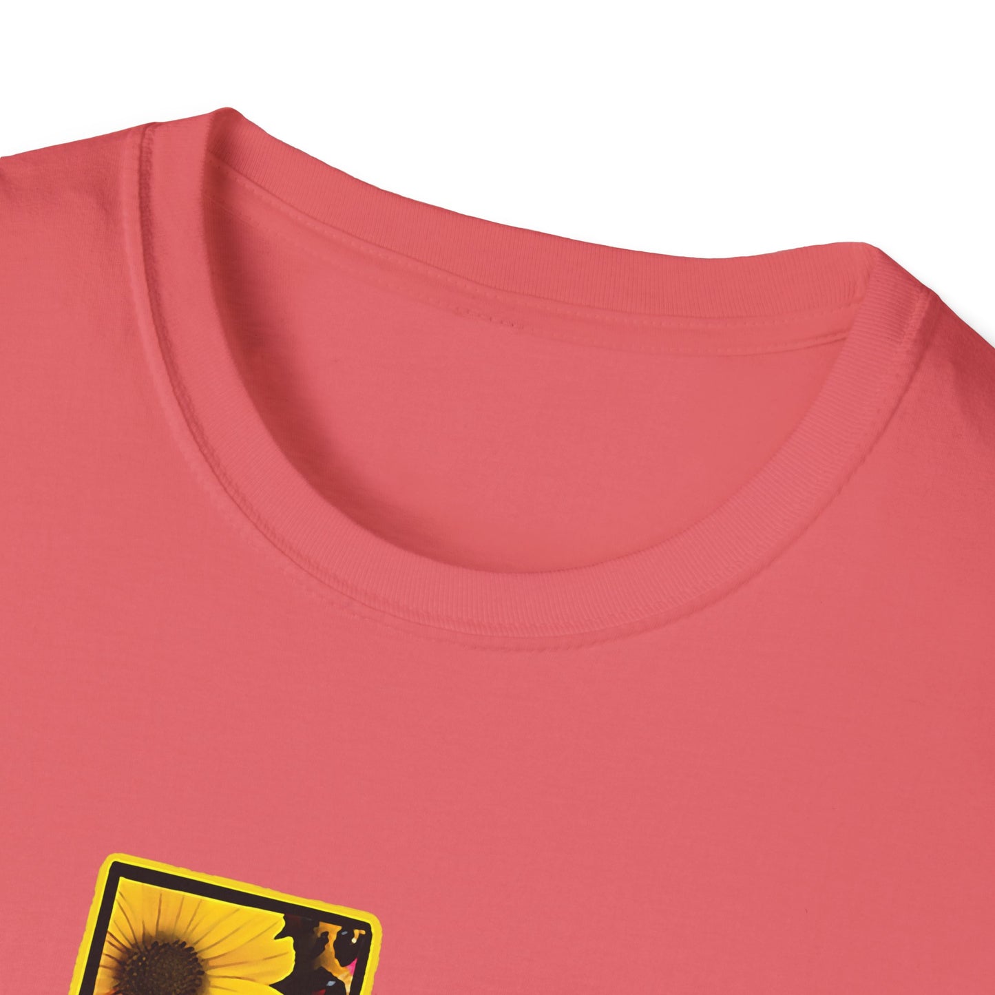 Texas Sunflower State T-Shirt — Floral Texas Map Graphic
