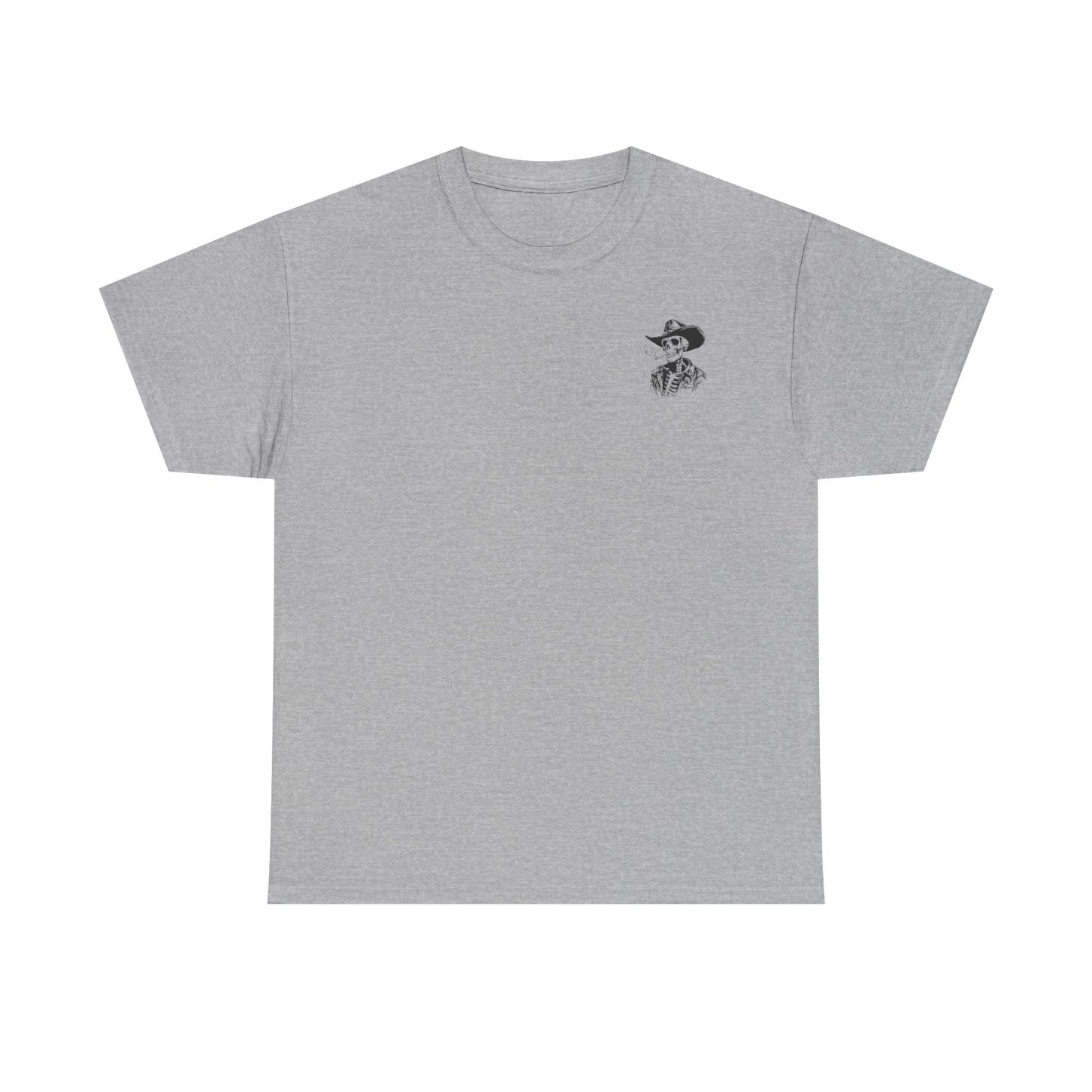 Skeleton Cowboy T-Shirt — Western Skull Graphic Tee