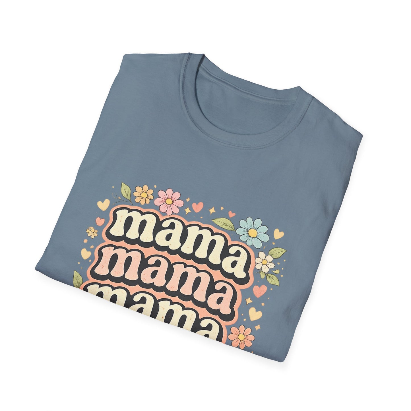 Mama Floral T-Shirt — Retro Mom Gift for Mother’s Day