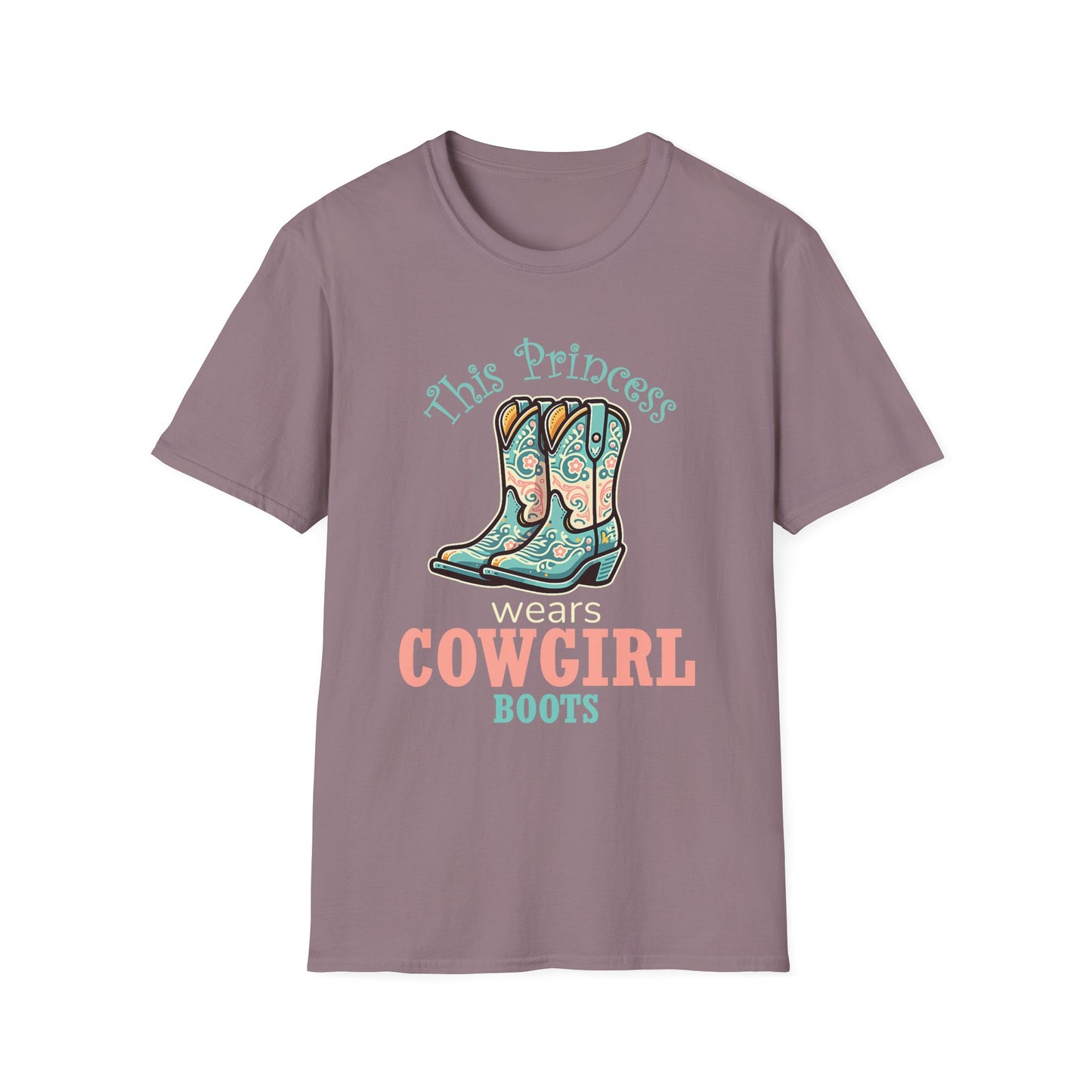 Cowgirl Boots T-Shirt — "This Princess" Western Graphic Tee