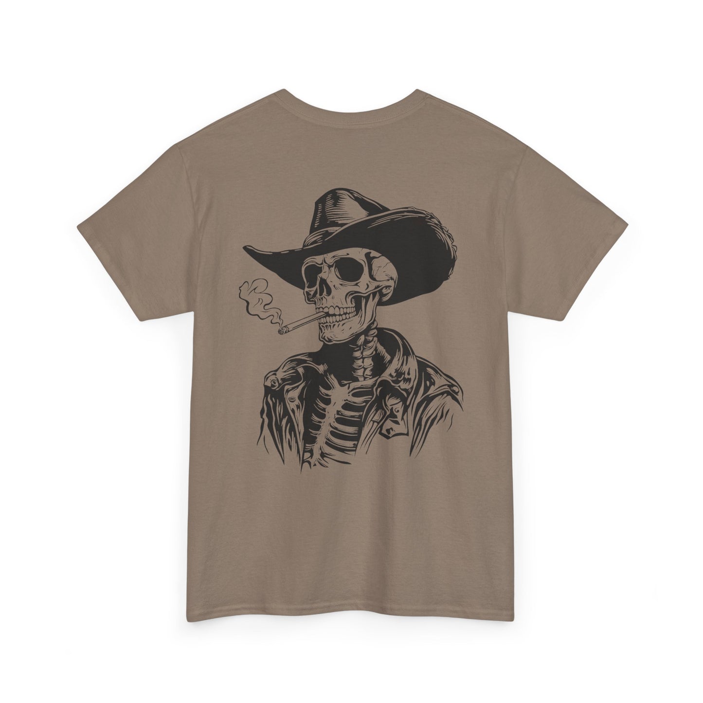 Skeleton Cowboy T-Shirt — Western Skull Graphic Tee