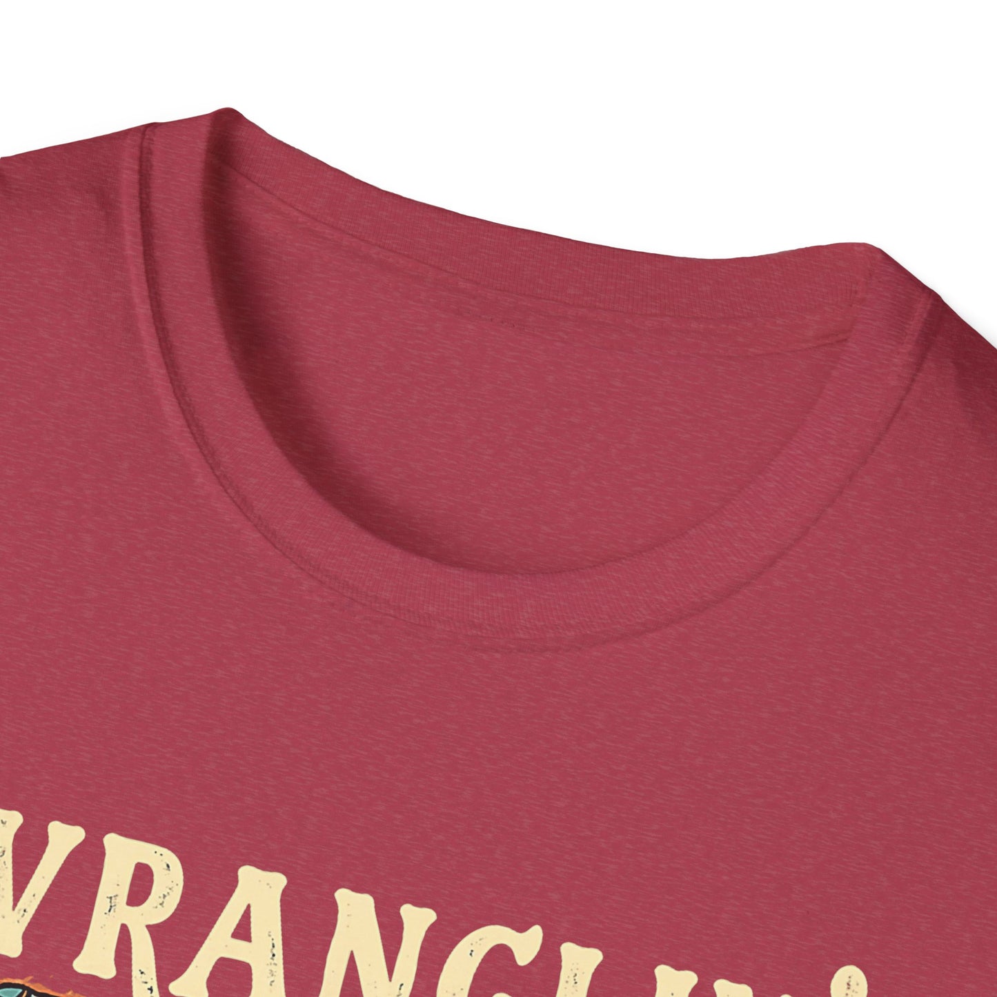 Wranglin' Real Cowboy T-Shirt — Retro Western Rodeo Graphic Tee