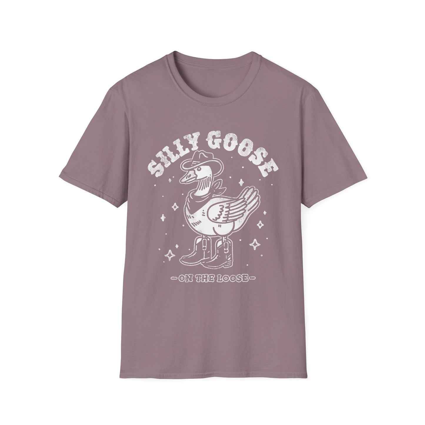Silly Goose T-Shirt — Retro Cartoon Goose 'On the Loose' Graphic Tee