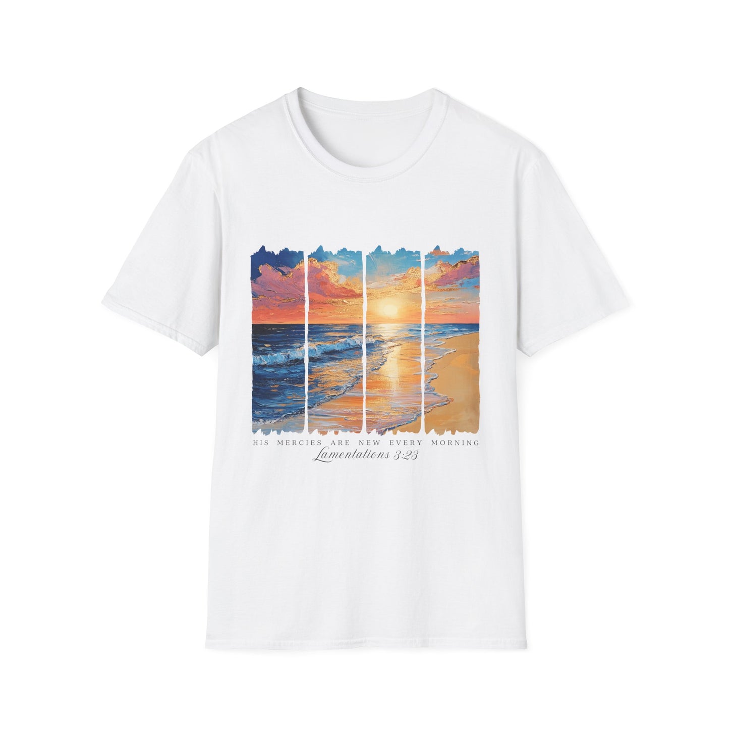 Sunset Beach T-Shirt — Scenic Ocean Sunrise Graphic Tee