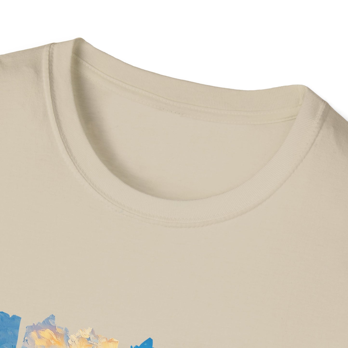 Beach Sunset Panel T-Shirt — Scenic Coastal Graphic Tee