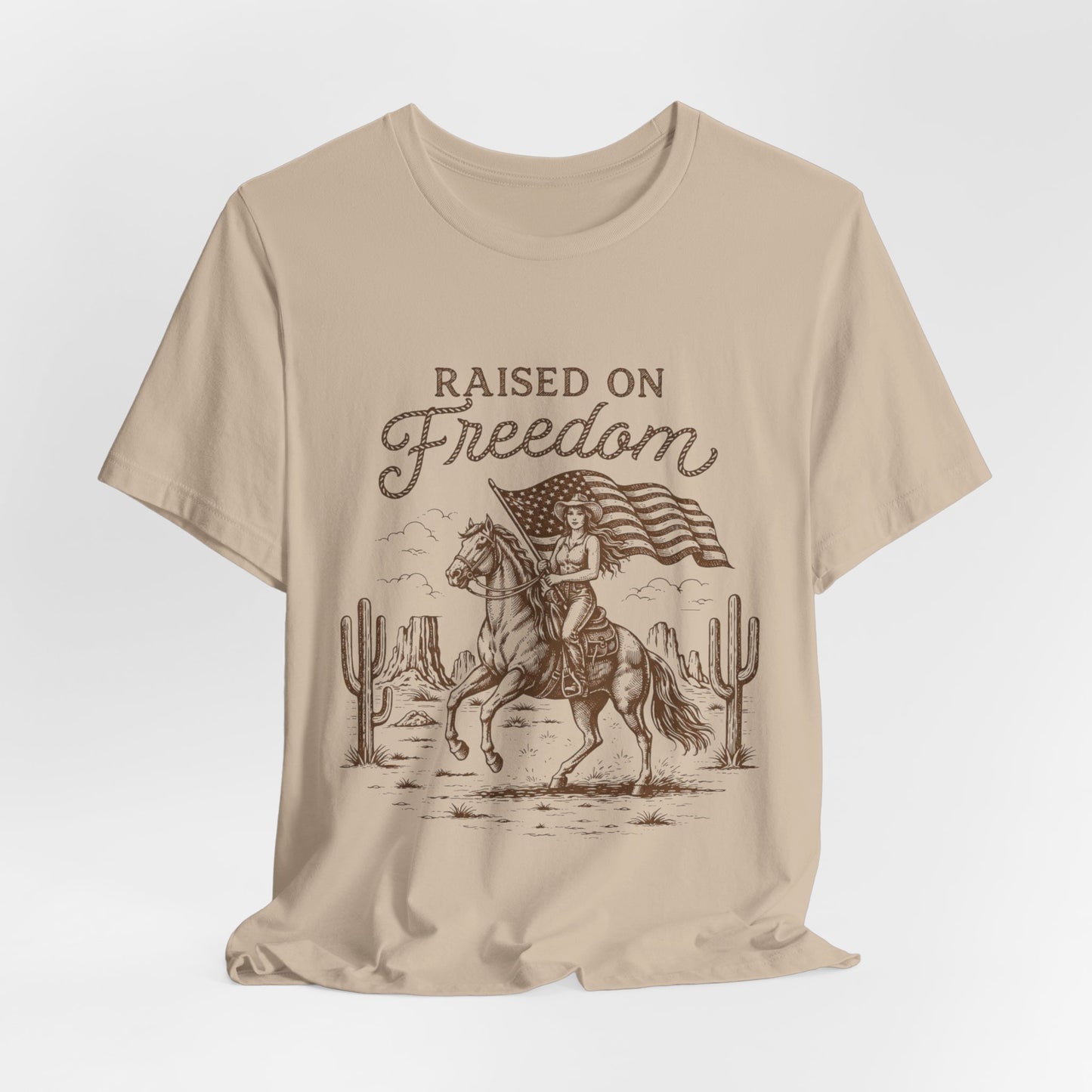 Raised on Freedom Western Tee