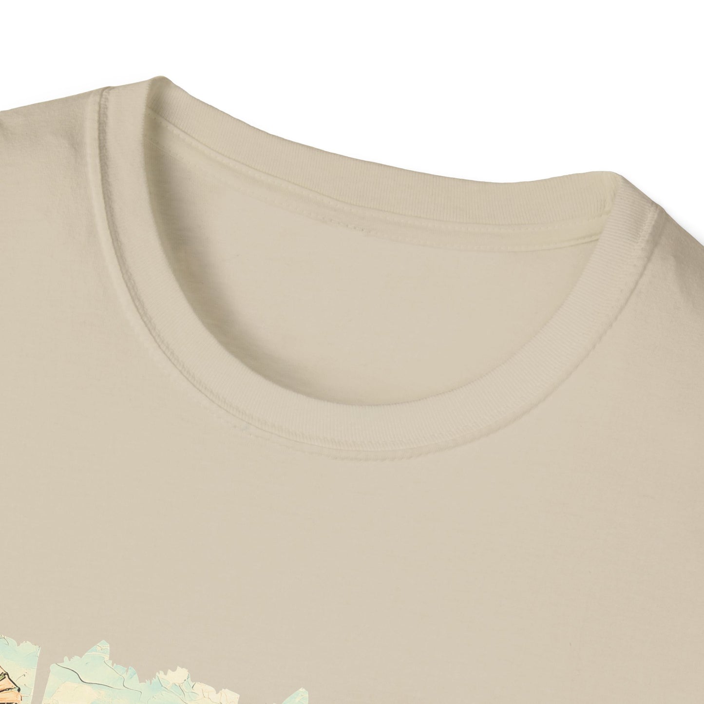 Scenic Windowpane Cabin T-Shirt — 'I Am But A Child Made of Stars' Nature Graphic Tee