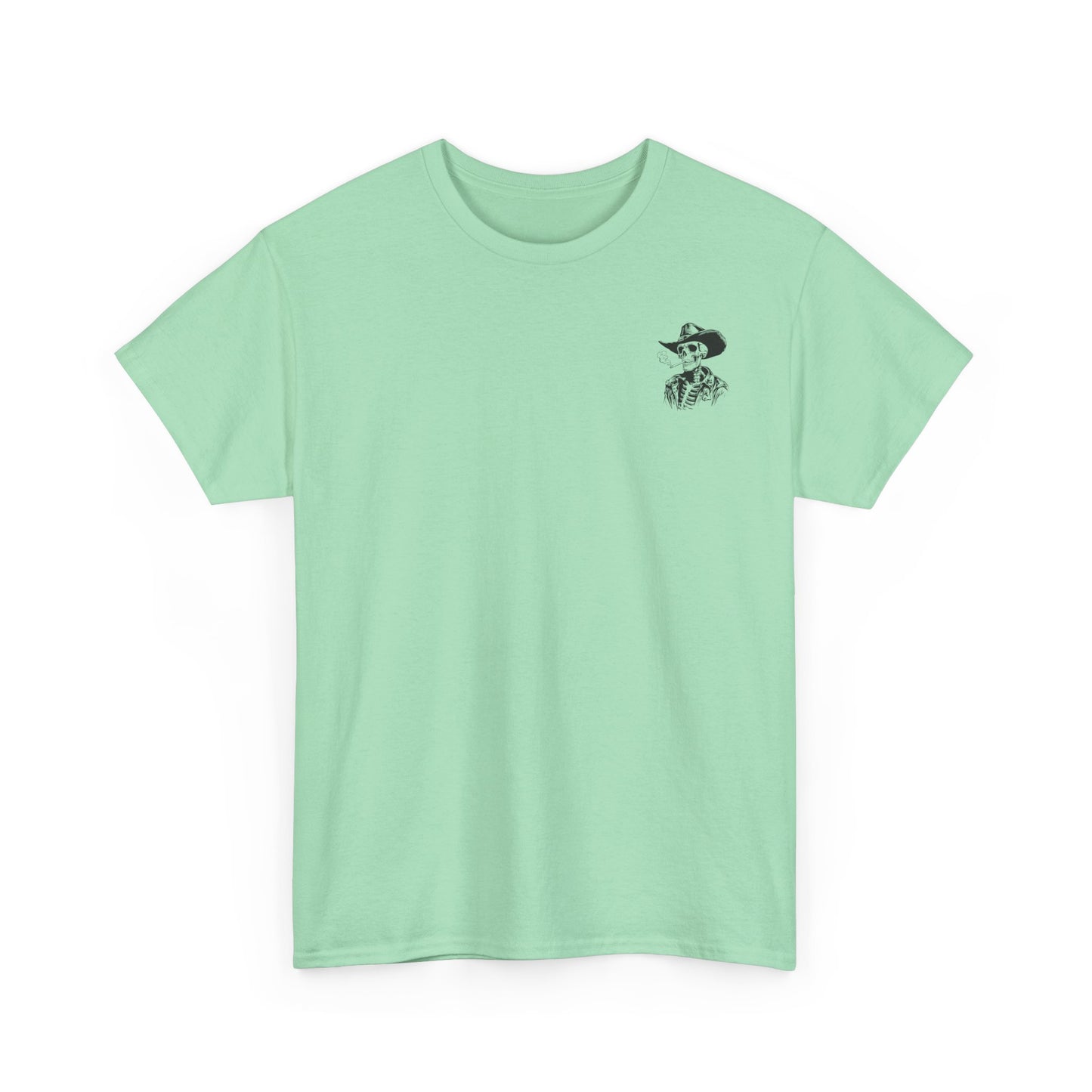 Skeleton Cowboy T-Shirt — Western Skull Graphic Tee