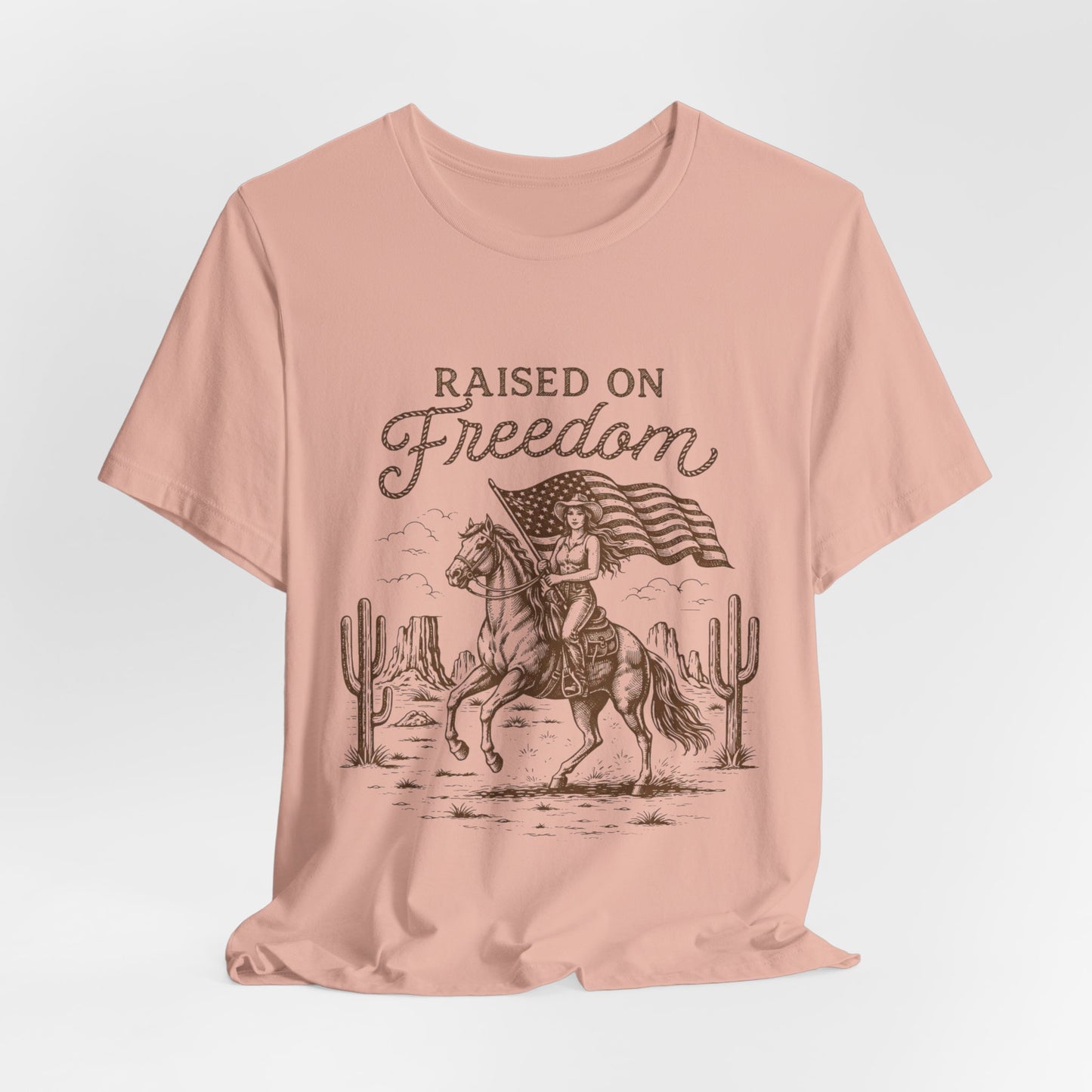 Raised on Freedom Western Tee