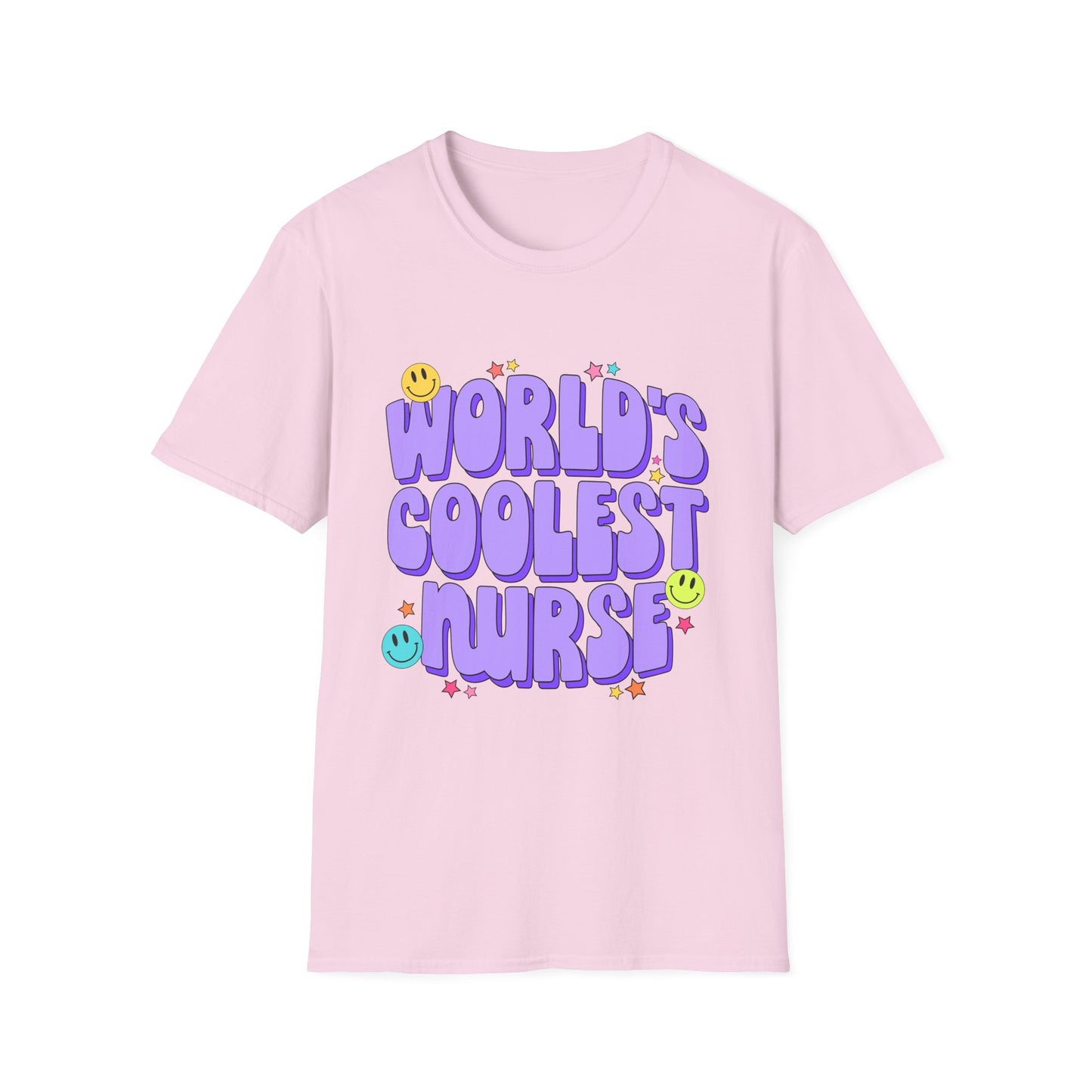 World's Coolest Nurse Unisex Softstyle T-Shirt - Fun & Comfy Gift for Nurses