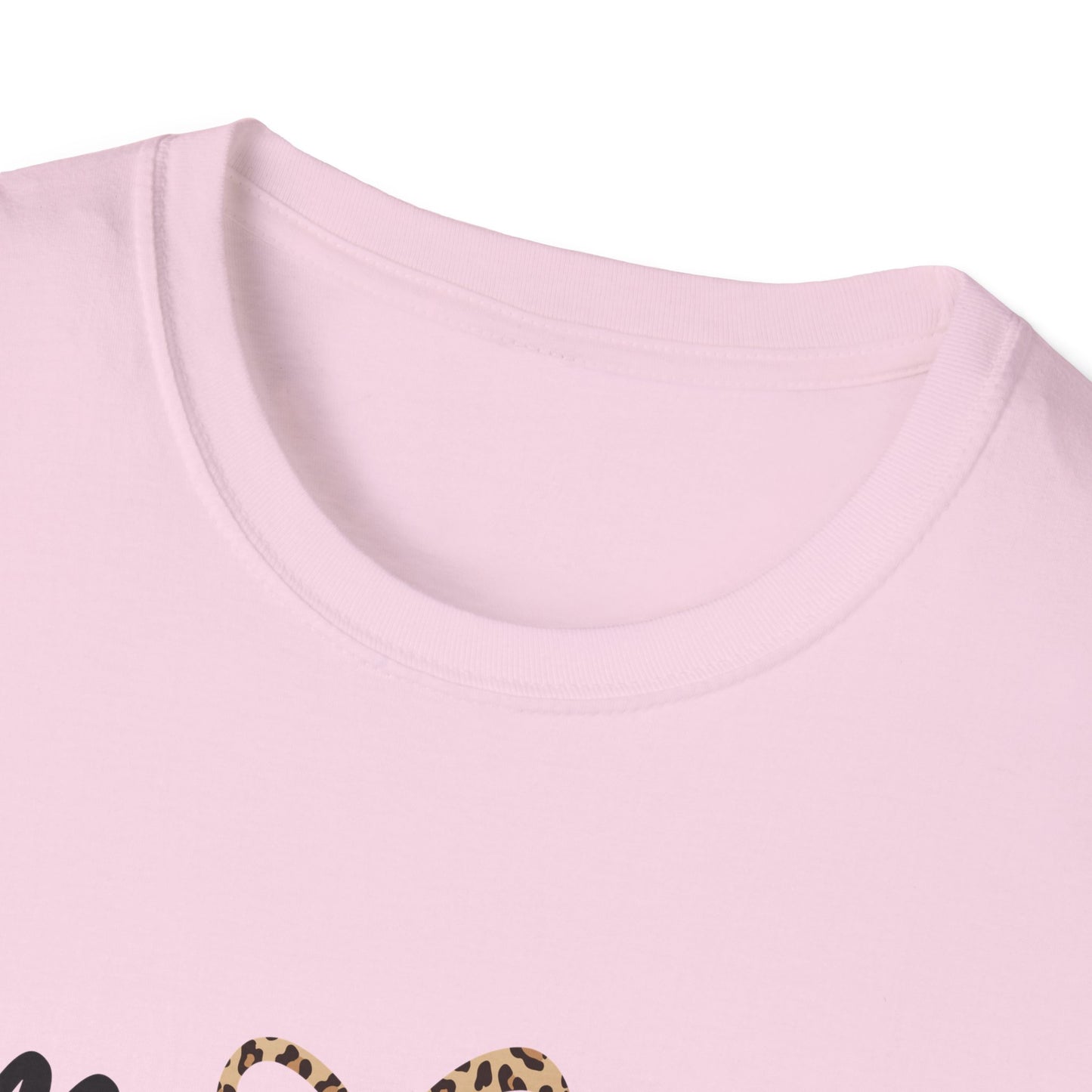 Teacher Graphic Tee — "I'm Literally Just a Teacher" Leopard Bow