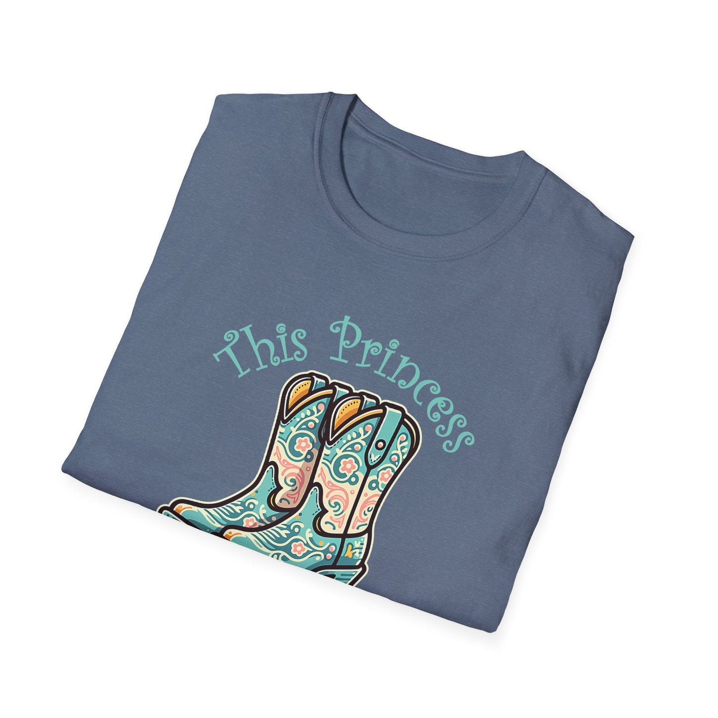 Cowgirl Boots T-Shirt — "This Princess" Western Graphic Tee