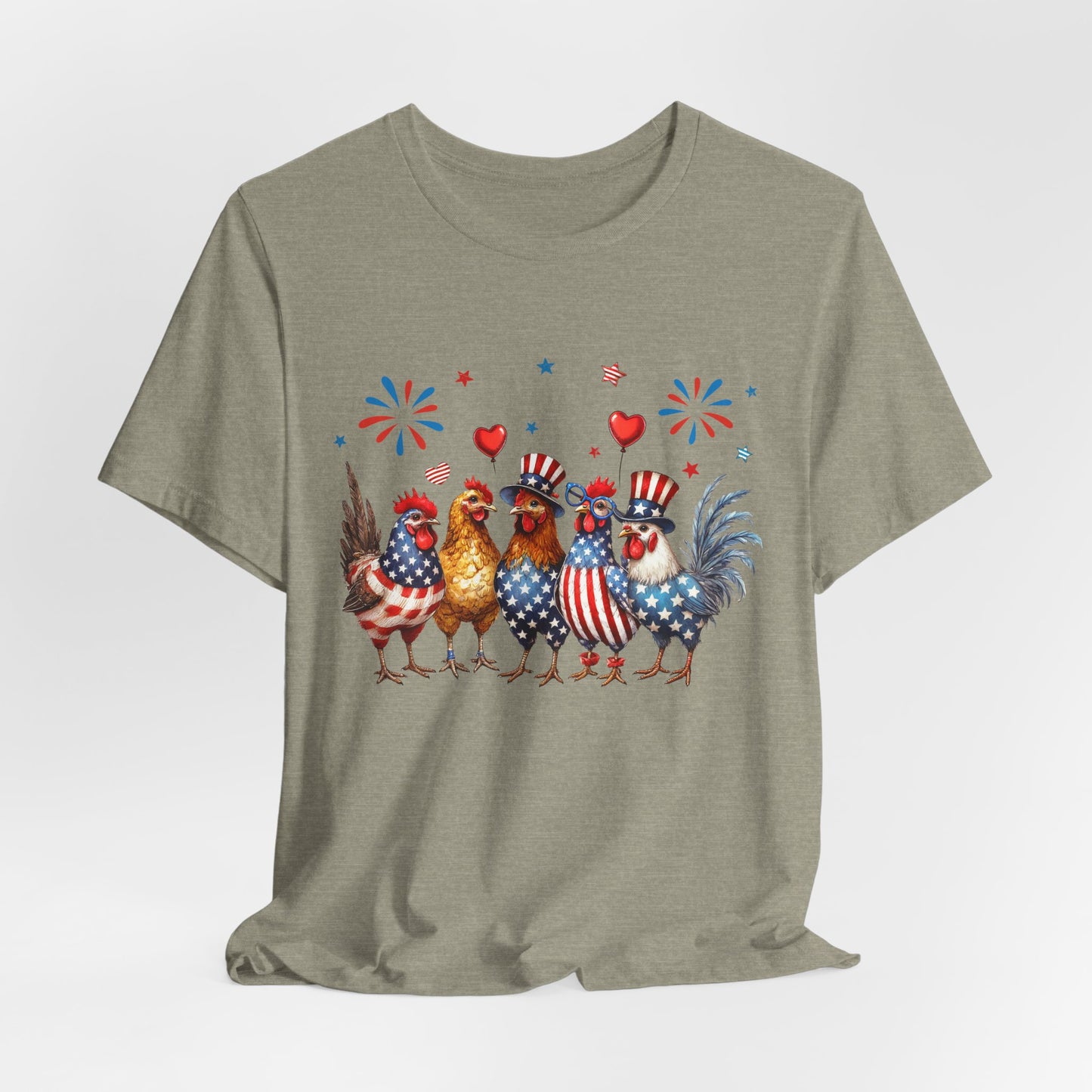 Chicken Patriotic Tee