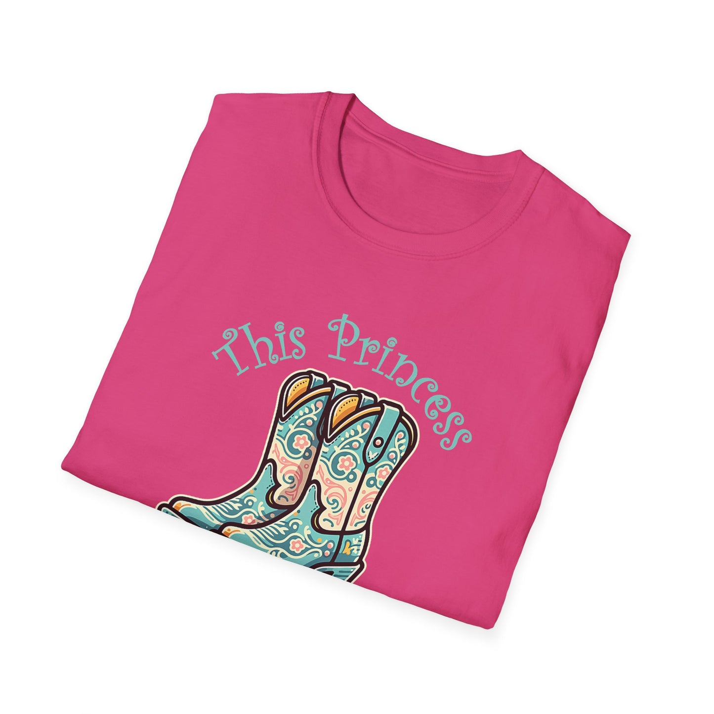 Cowgirl Boots T-Shirt — "This Princess" Western Graphic Tee