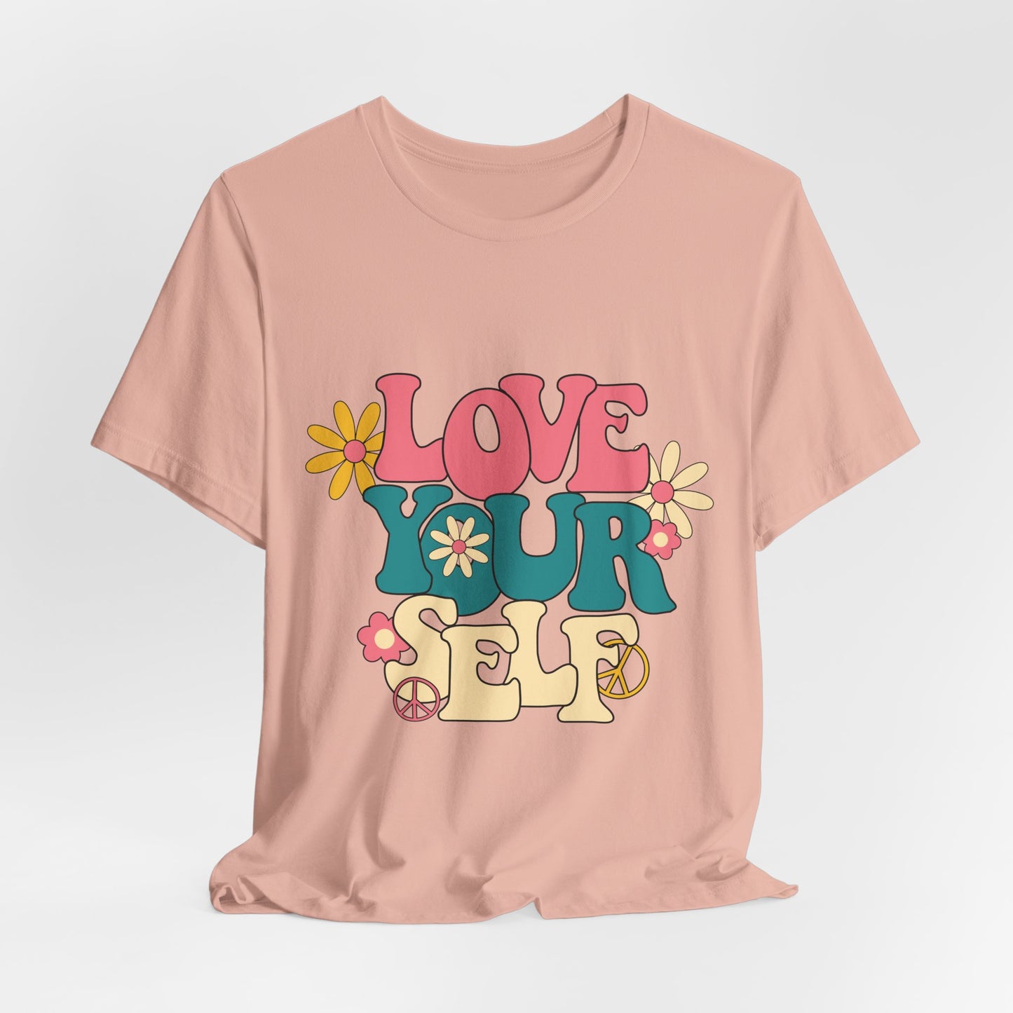 Love Your Self Retro Floral Tee