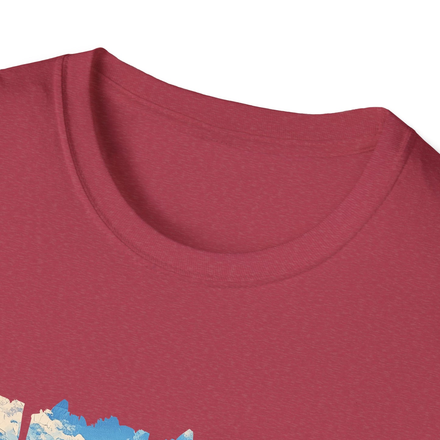 Wildflower Hills Scenic Tee — 'Live in It' Landscape Graphic T-Shirt