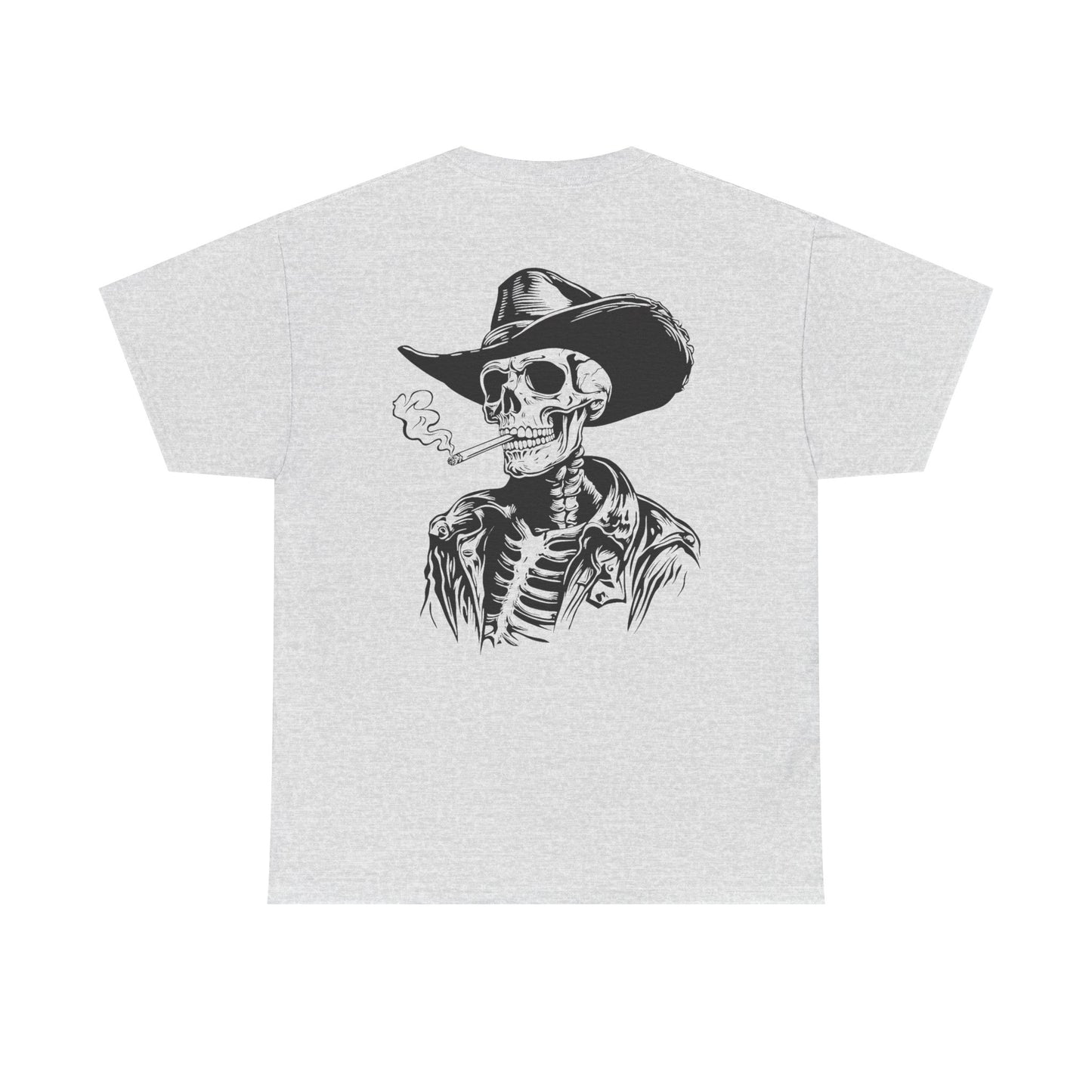 Skeleton Cowboy T-Shirt — Western Skull Graphic Tee