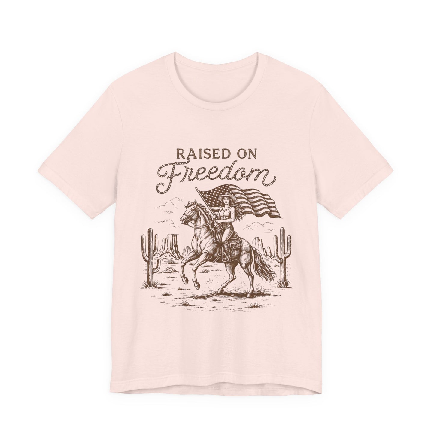 Raised on Freedom Western Tee