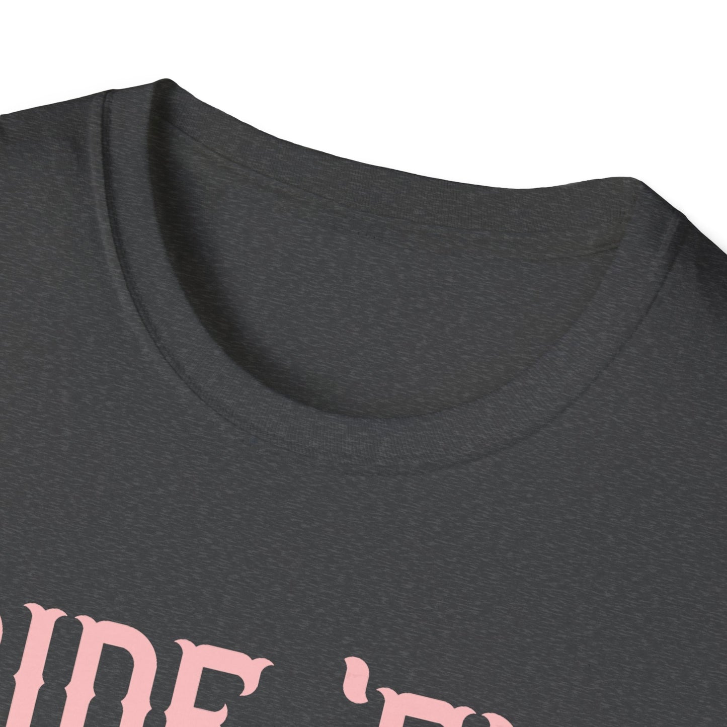 Ride 'Em Cowgirl T-Shirt — Pink Cowboy Hat Graphic Tee