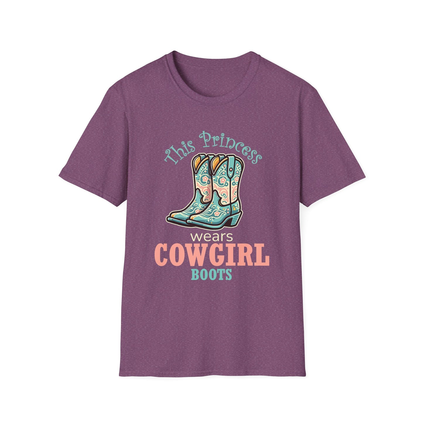 Cowgirl Boots T-Shirt — "This Princess" Western Graphic Tee
