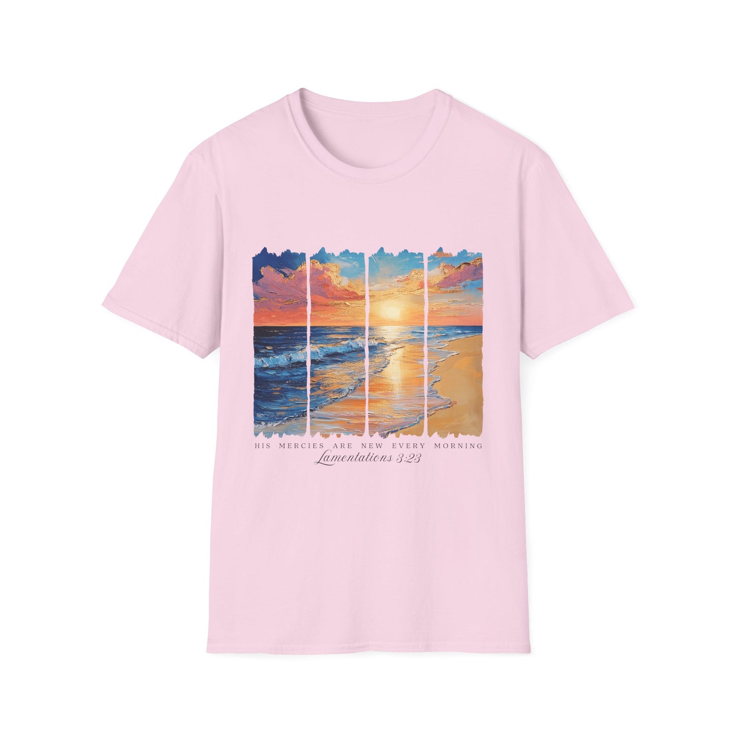 Sunset Beach T-Shirt — Scenic Ocean Sunrise Graphic Tee