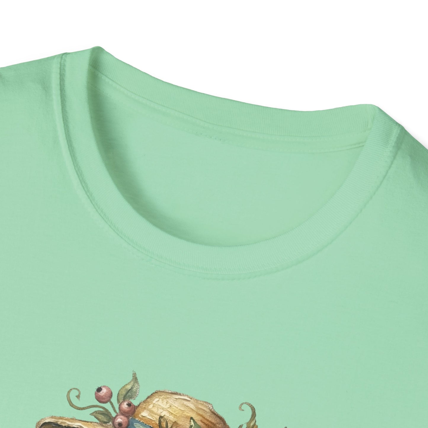 Garden Bird Tee — "There is a quiet peace to be found in the heart of the garden" Floral Bird T-Shirt