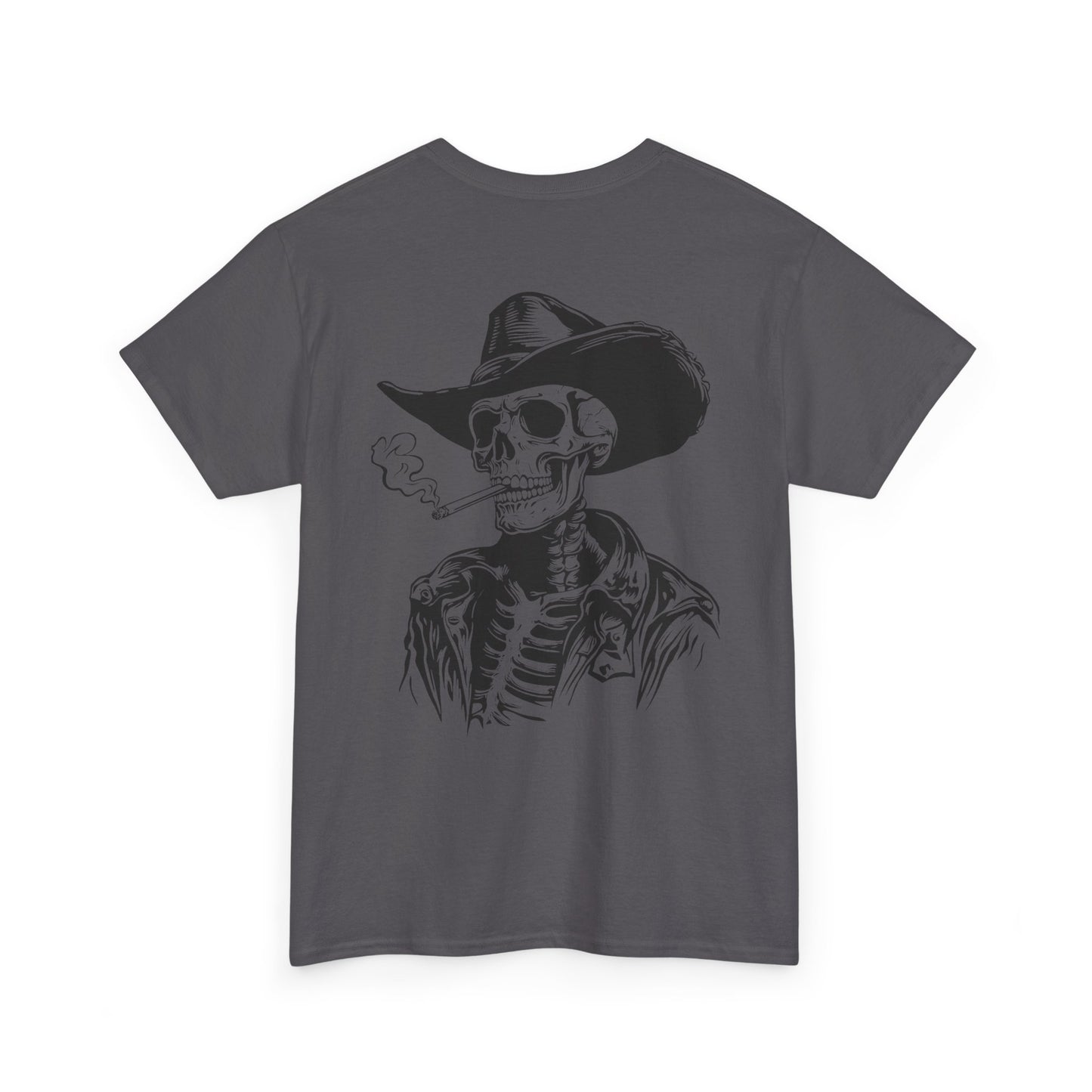 Skeleton Cowboy T-Shirt — Western Skull Graphic Tee