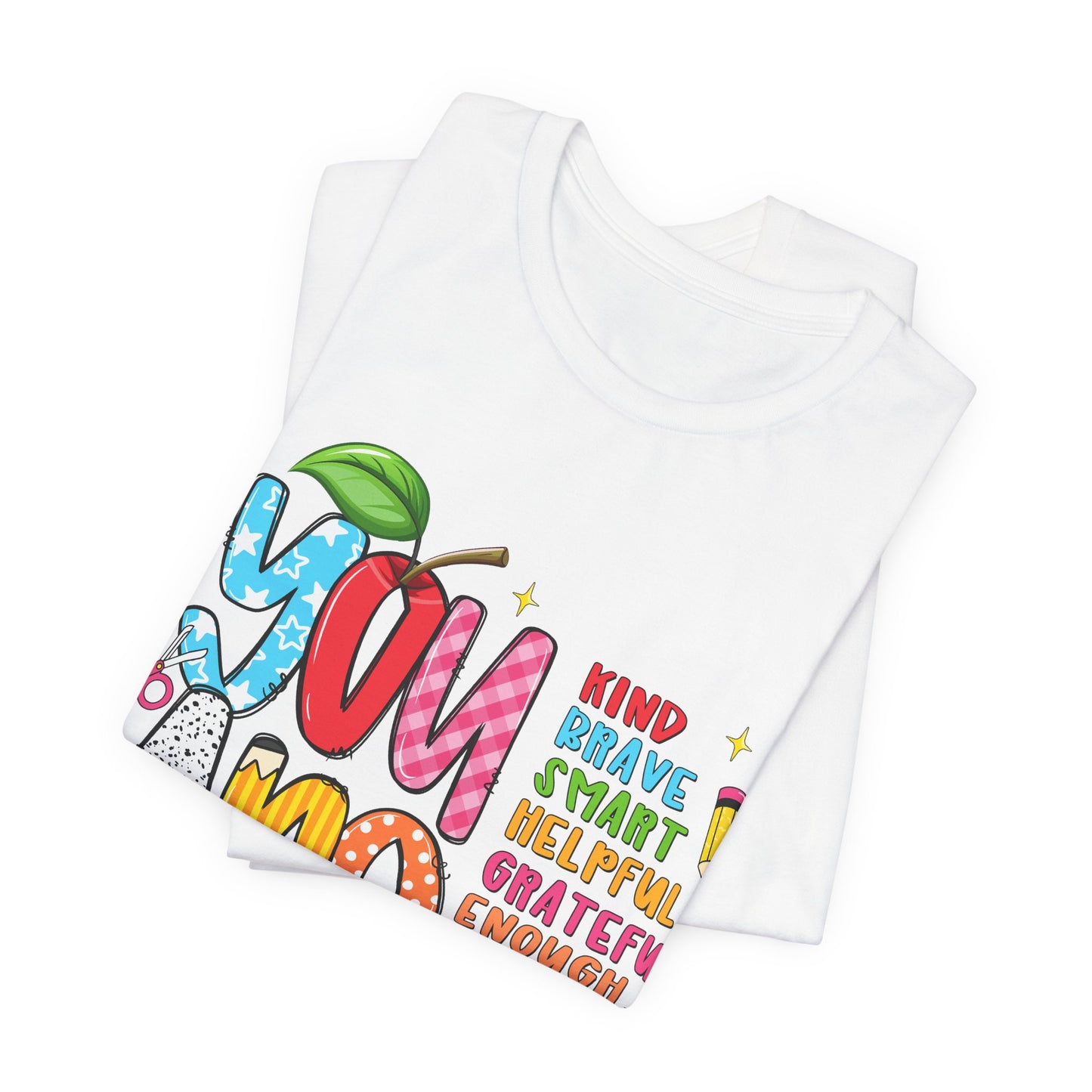 You Are Inspirational Graphic Tee — "You Are" Positive Affirmation T-Shirt for Teachers, Students & Self-Love