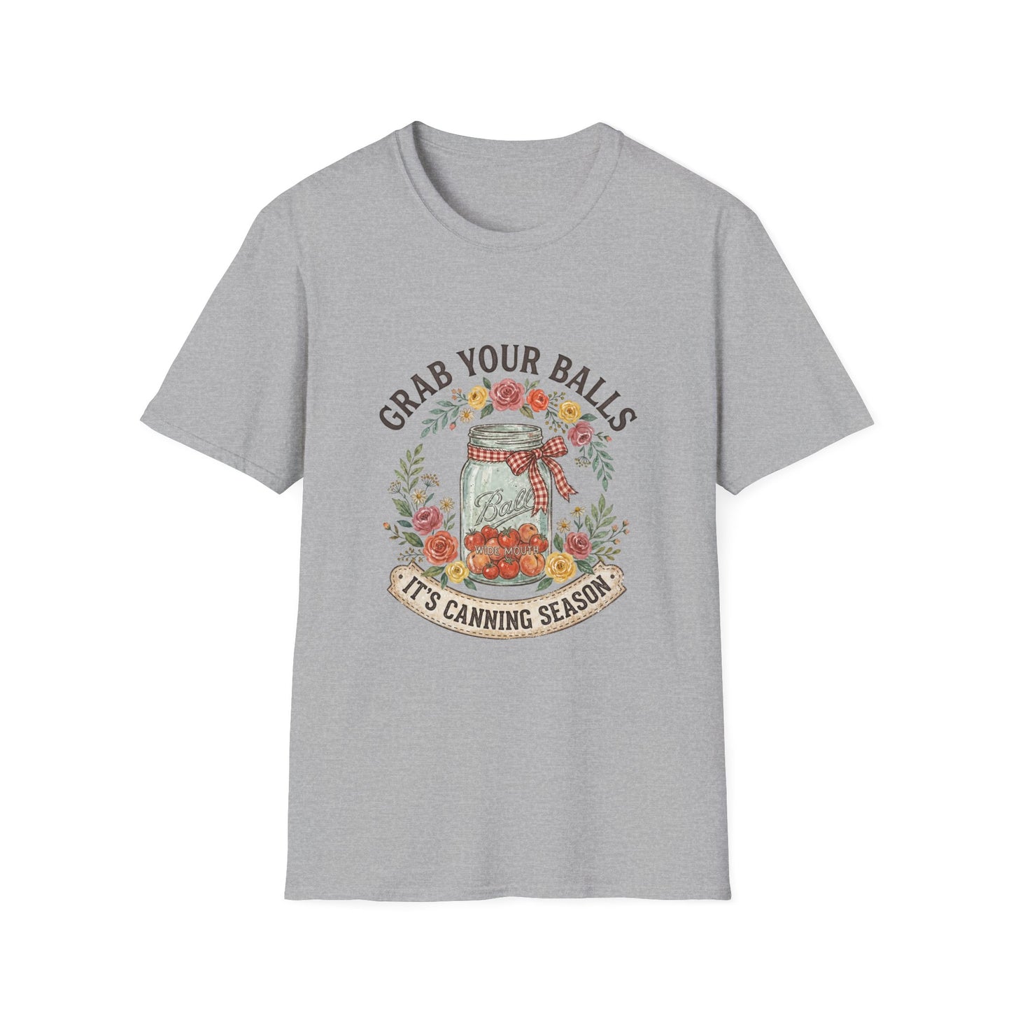 Grab Your Balls Mason Jar Canning T-Shirt — It's Canning Season Vintage Kitchen Tee