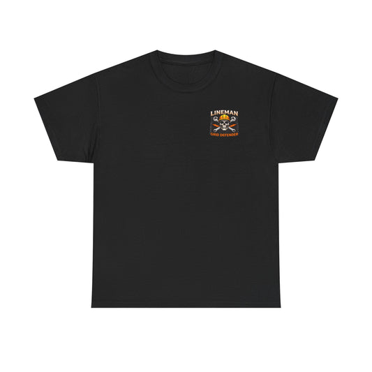 Lineman-Built to work-Born to climb Unisex Heavy Cotton Tee