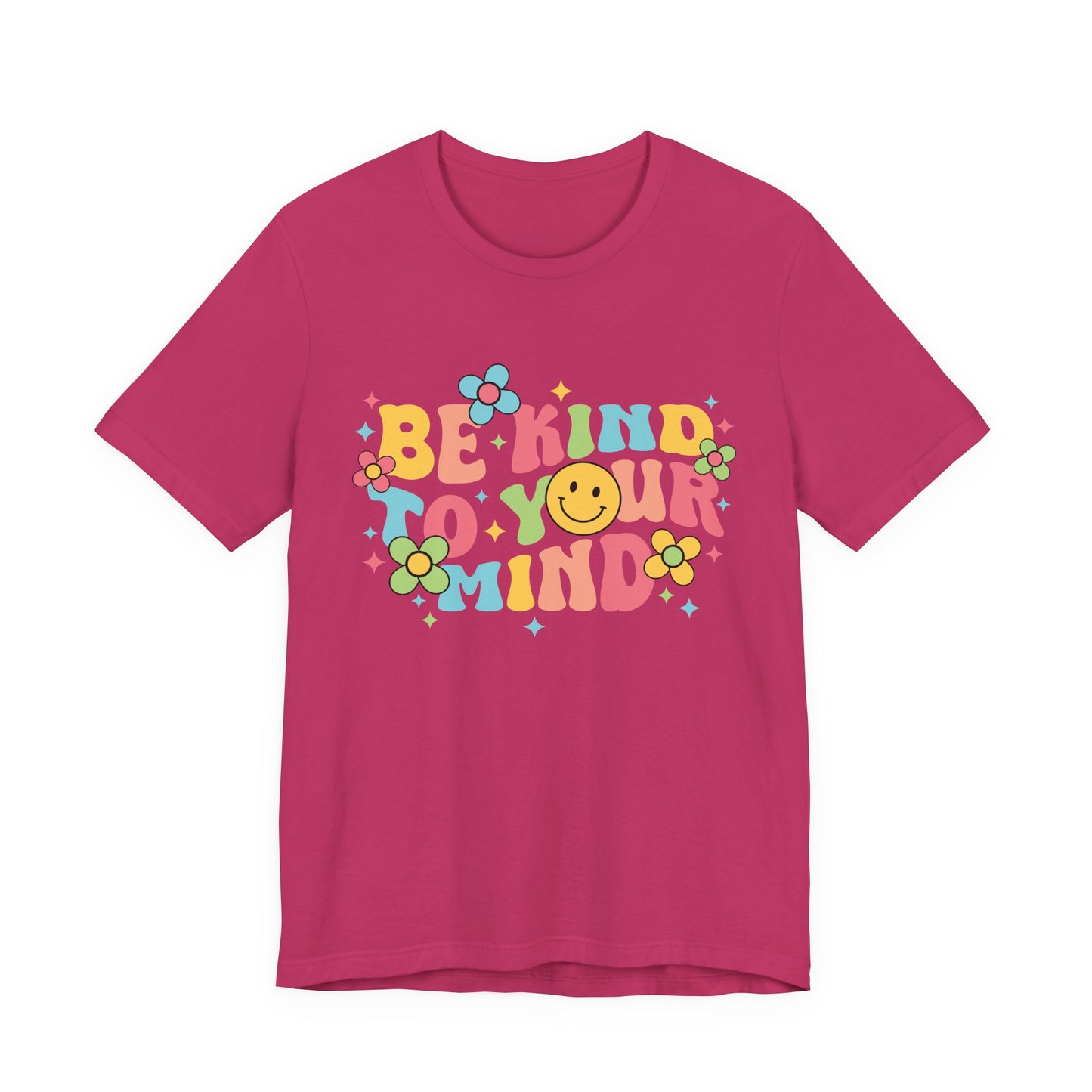 Be Kind to Your Mind T-Shirt — Retro Smile Mental Health Awareness Tee