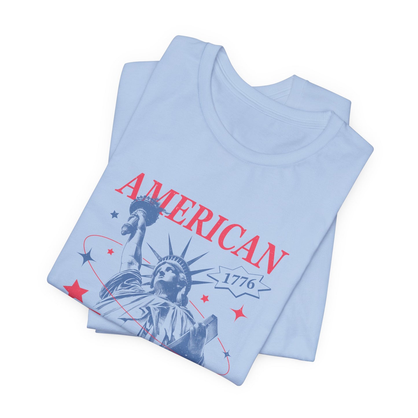 Liberty 'Land of the Free' T‑Shirt — Statue of Liberty Patriotic 1776 Tee