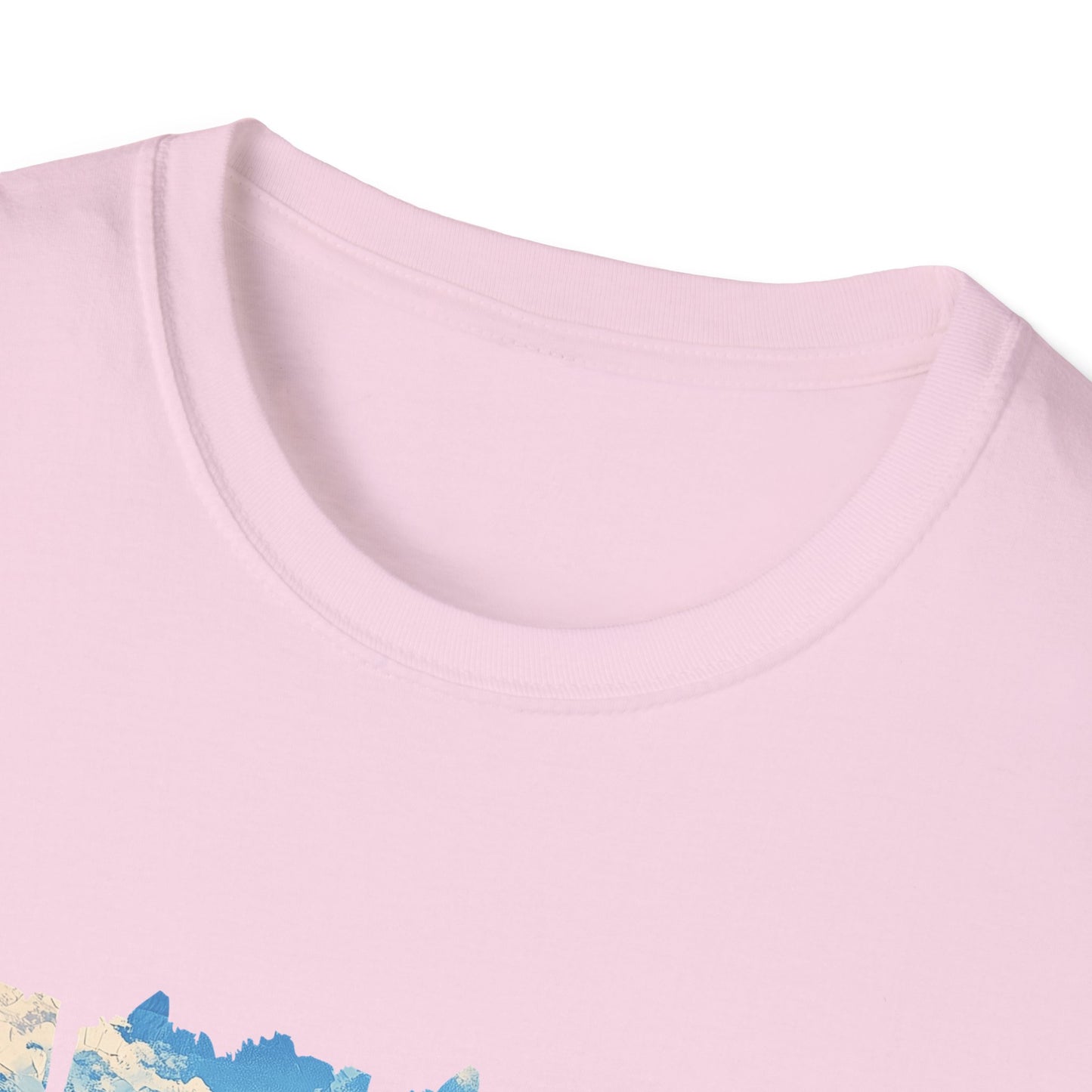 Wildflower Hills Scenic Tee — 'Live in It' Landscape Graphic T-Shirt