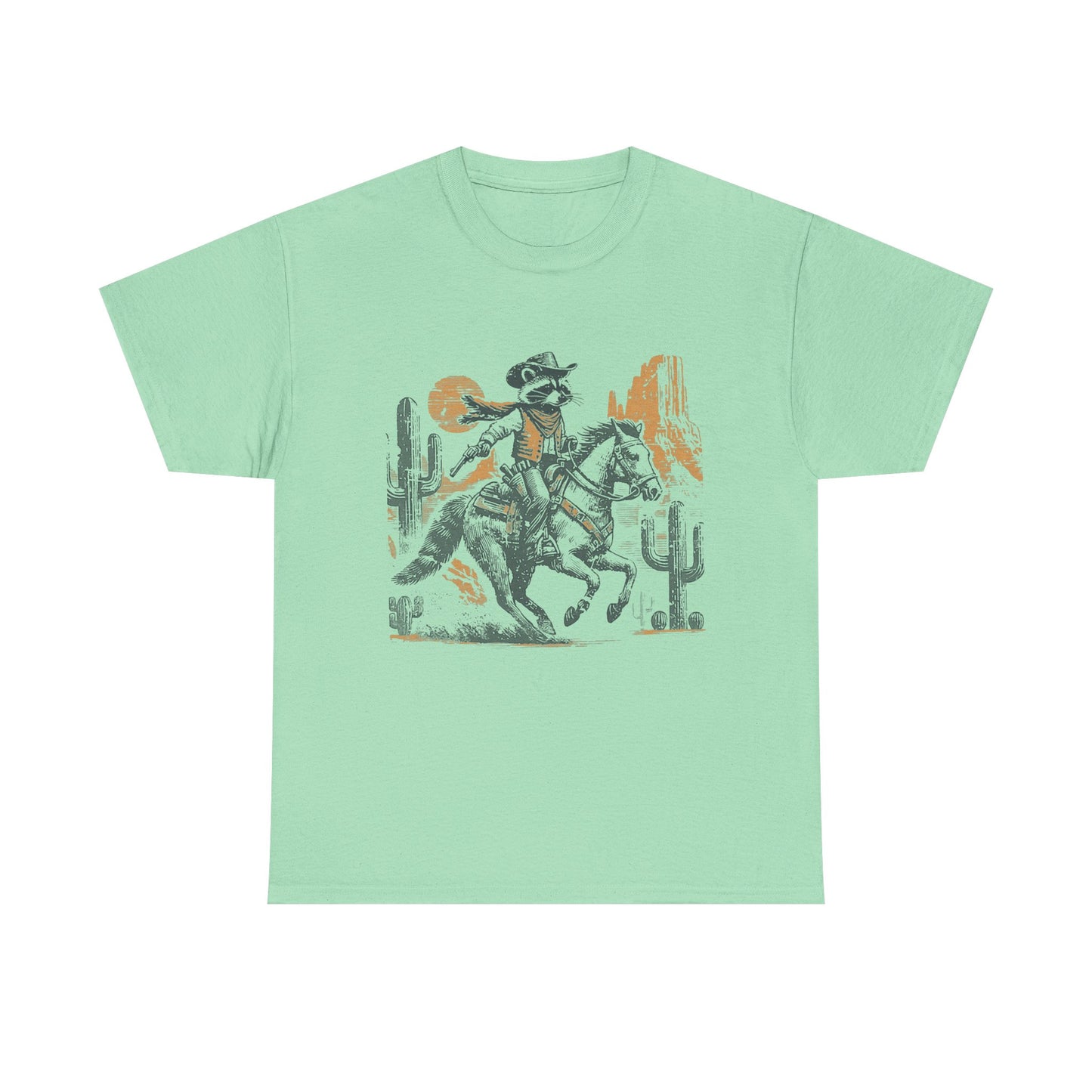 Cowboy on Horseback T-Shirt - Vintage Western Rodeo Desert Graphic Tee