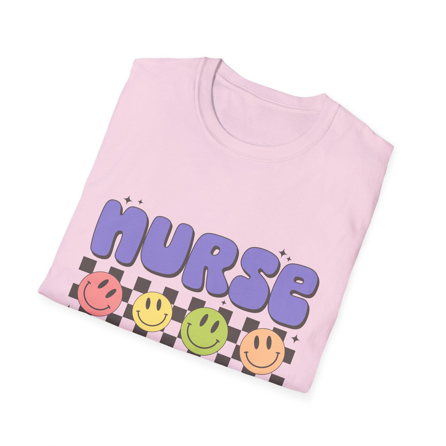 Nurse Nurse Cute Smiley Graphic T-Shirt
