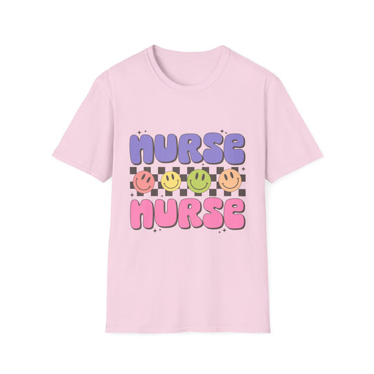 Nurse Nurse Cute Smiley Graphic T-Shirt