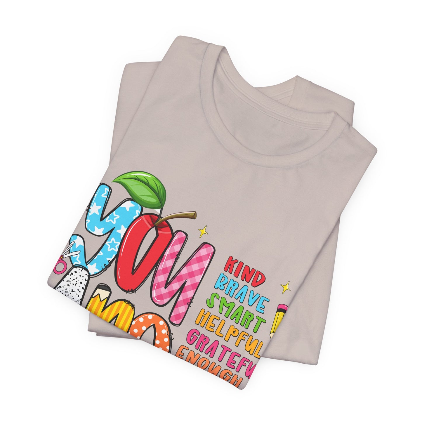 You Are Inspirational Graphic Tee — "You Are" Positive Affirmation T-Shirt for Teachers, Students & Self-Love