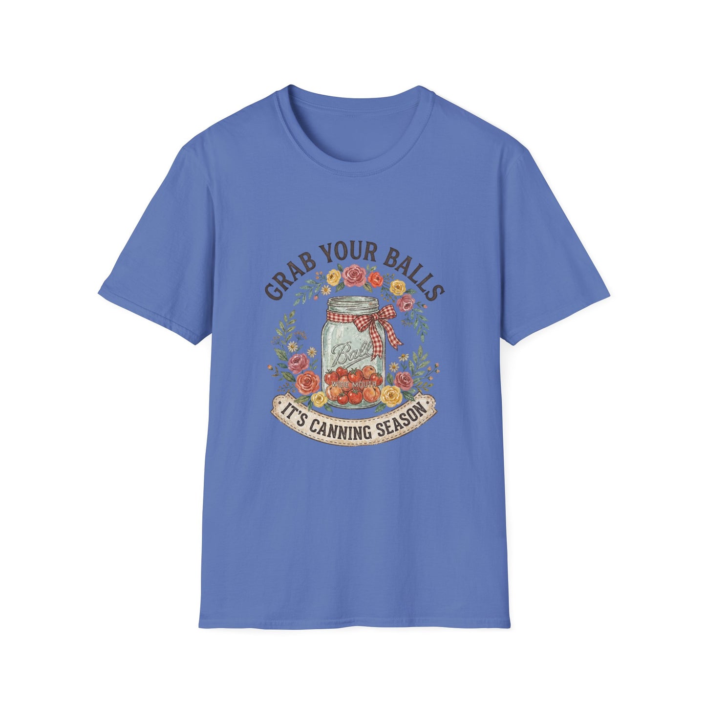 Grab Your Balls Mason Jar Canning T-Shirt — It's Canning Season Vintage Kitchen Tee