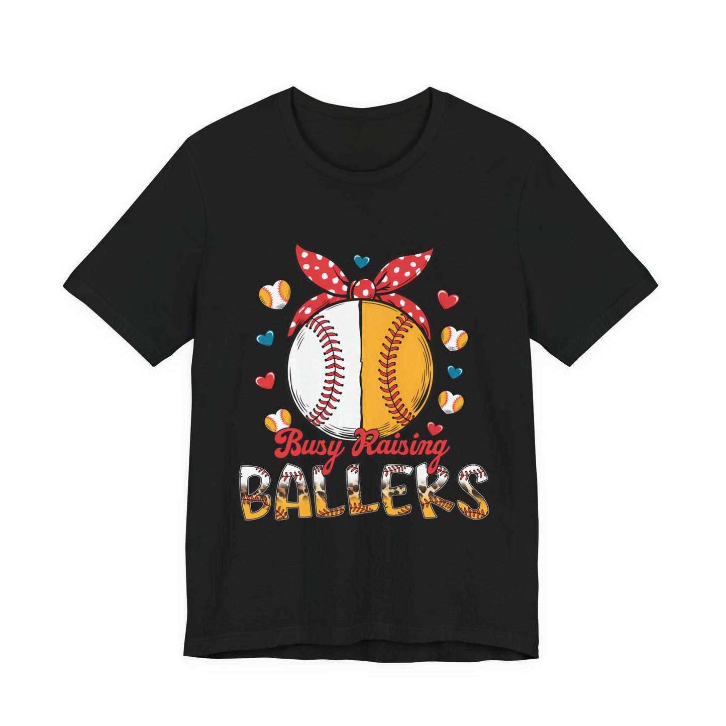 Busy Raising Ballers Baseball Tee
