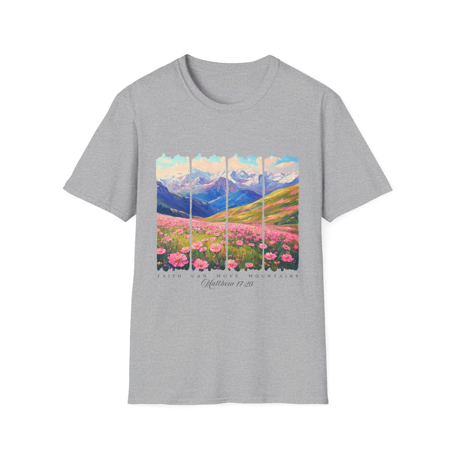 Mountain Wildflower Panel T-Shirt — Colorado 2024 Scenic Nature Tee