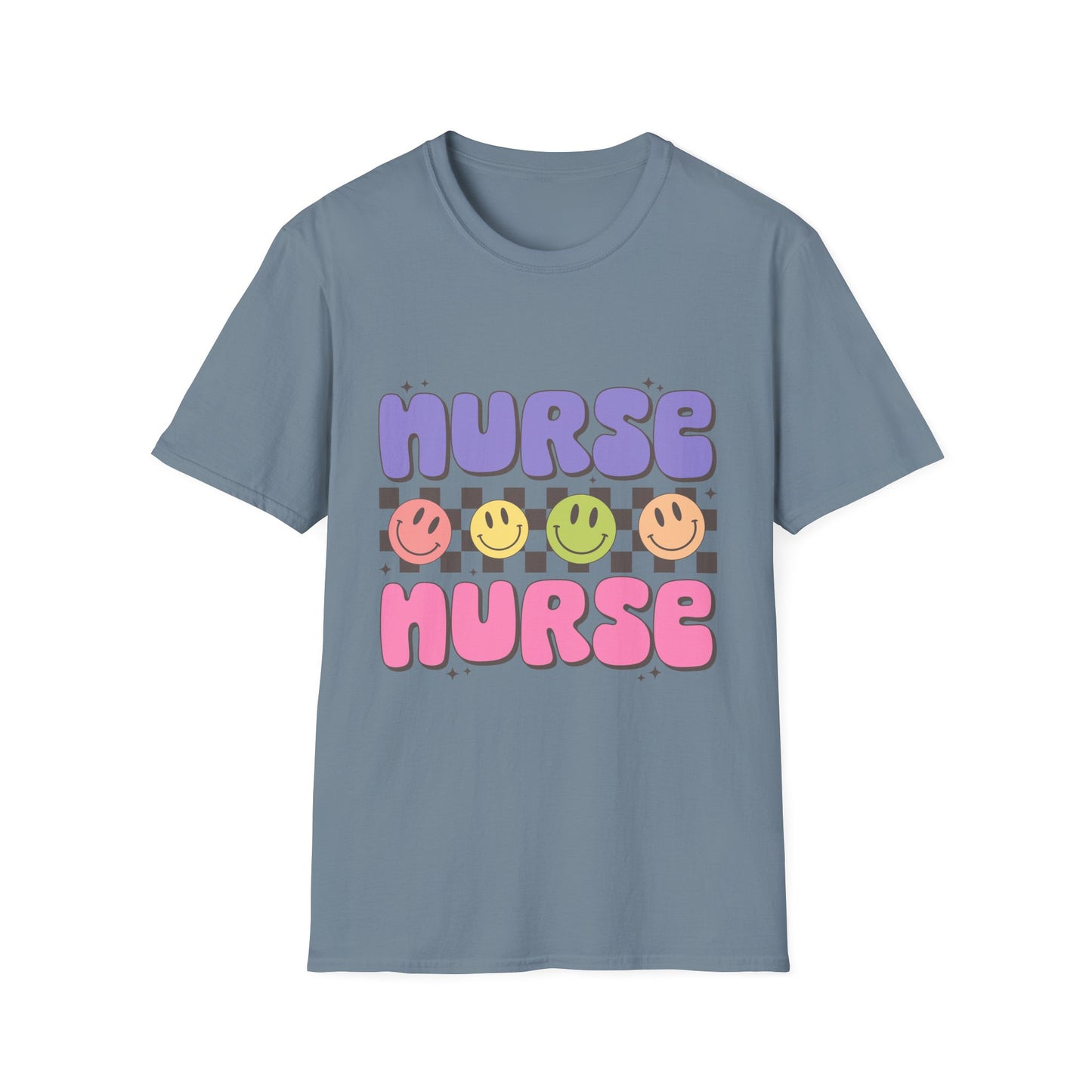Nurse Nurse Cute Smiley Graphic T-Shirt