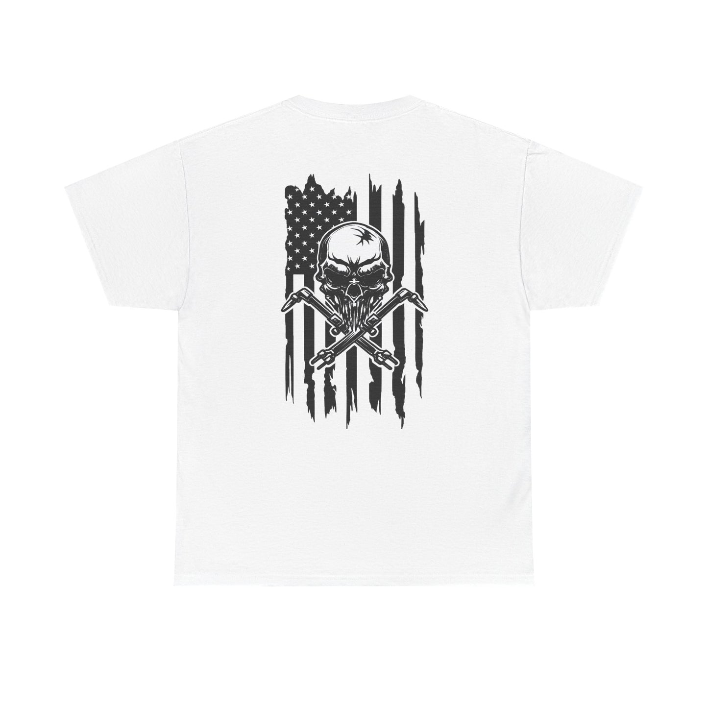 Welding “Hood Life” American Flag Tee