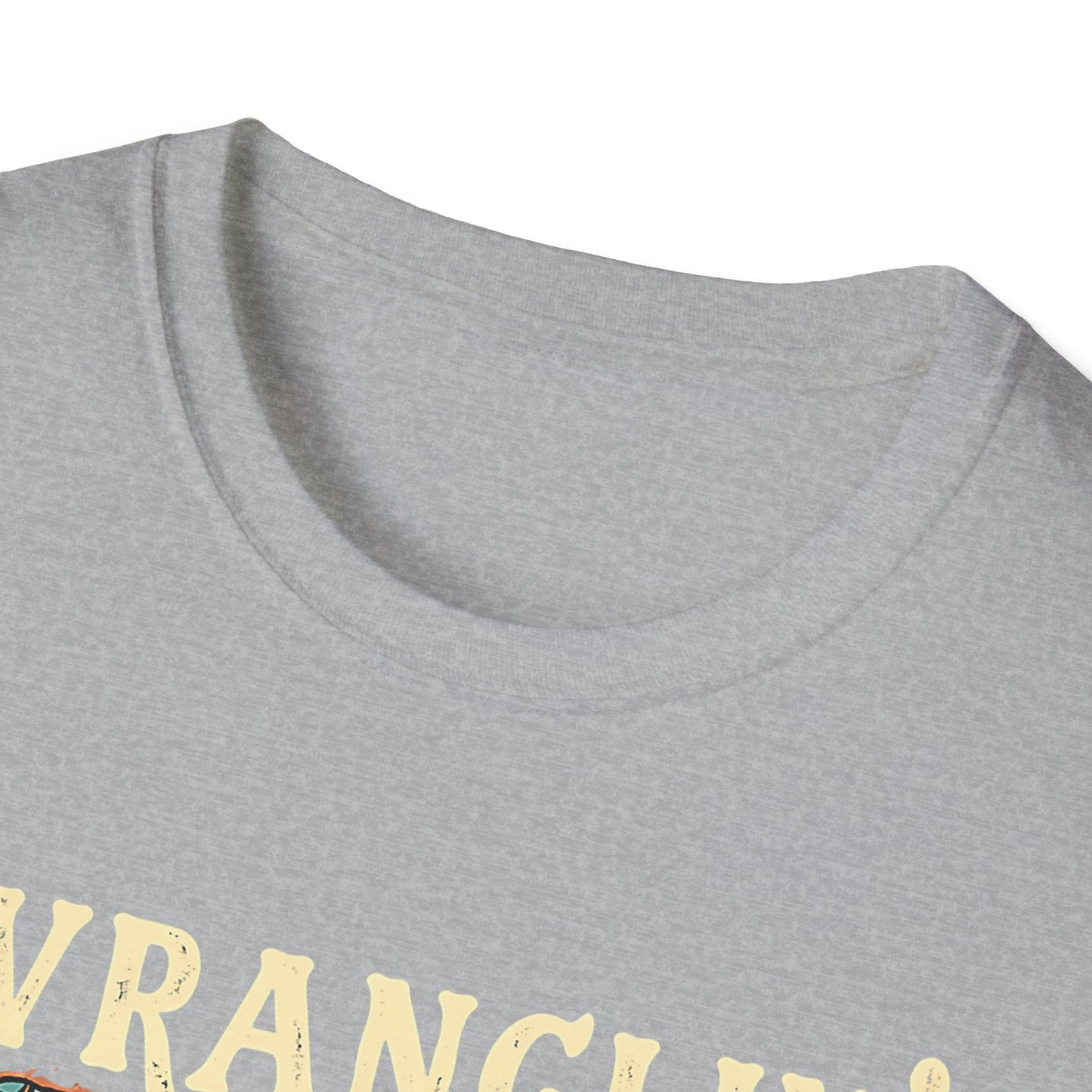 Wranglin' Real Cowboy T-Shirt — Retro Western Rodeo Graphic Tee