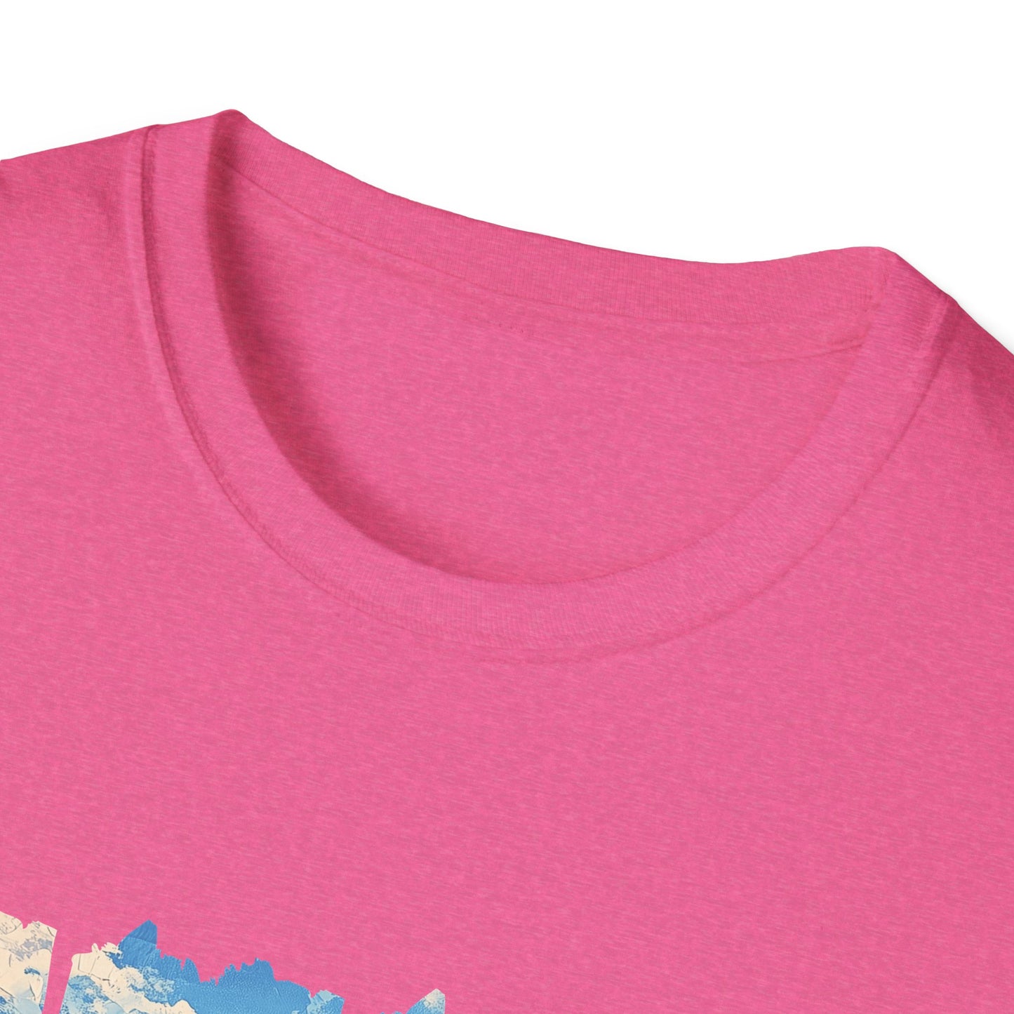 Wildflower Hills Scenic Tee — 'Live in It' Landscape Graphic T-Shirt