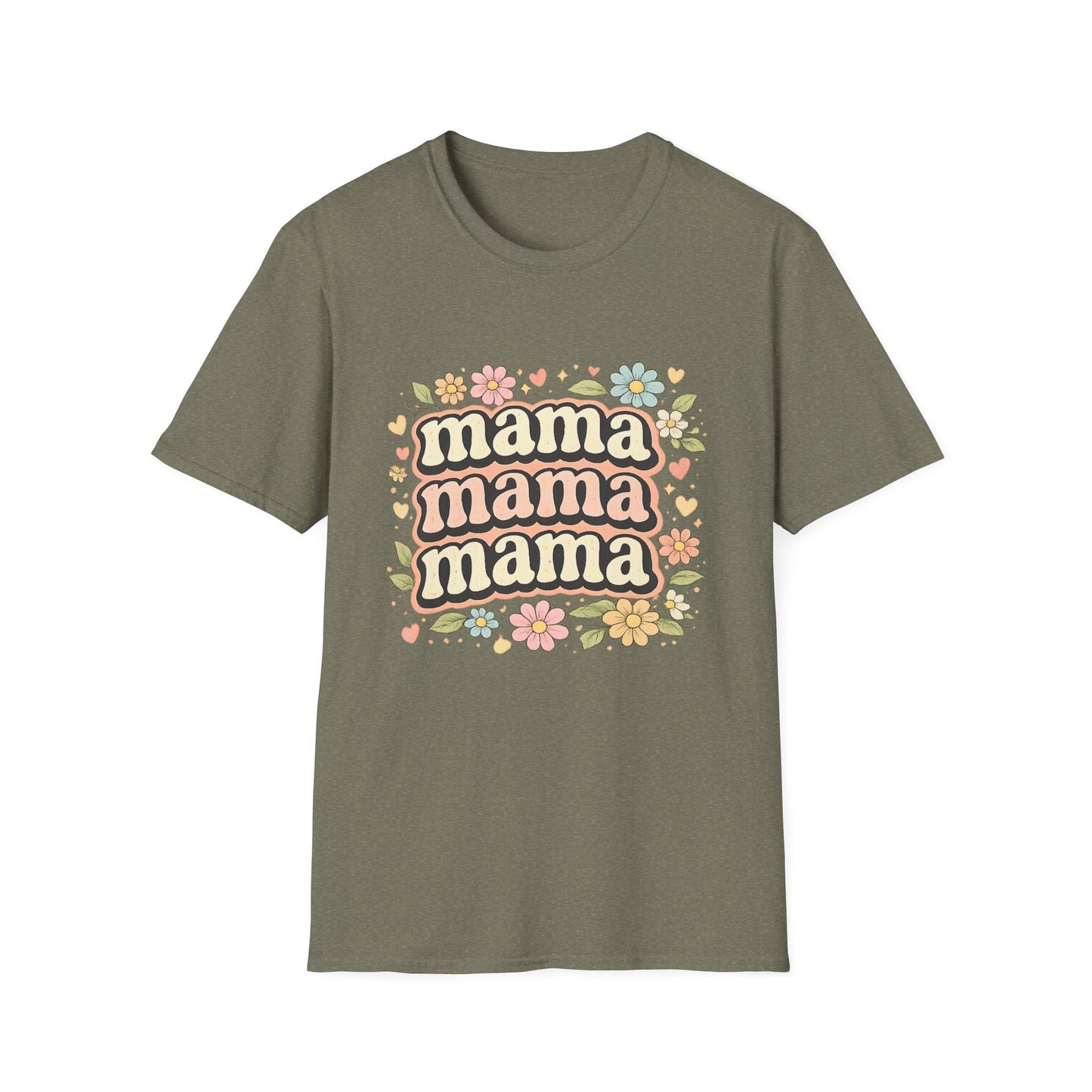 Mama Floral T-Shirt — Retro Mom Gift for Mother’s Day