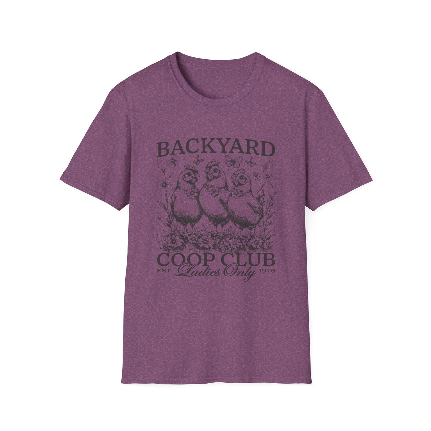 Backyard Coop Club T-Shirt — 'Ladies Only' Vintage Chicken Farm Tee