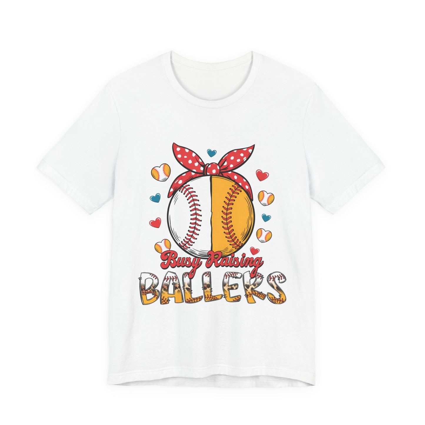Busy Raising Ballers Baseball Tee